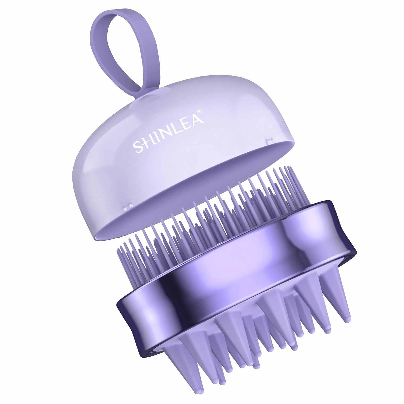 Brosse Massage Cuir Chevelu Scalp Massager Nettoyage Profondeur Silicone Double Face Exfoliation Pellicules