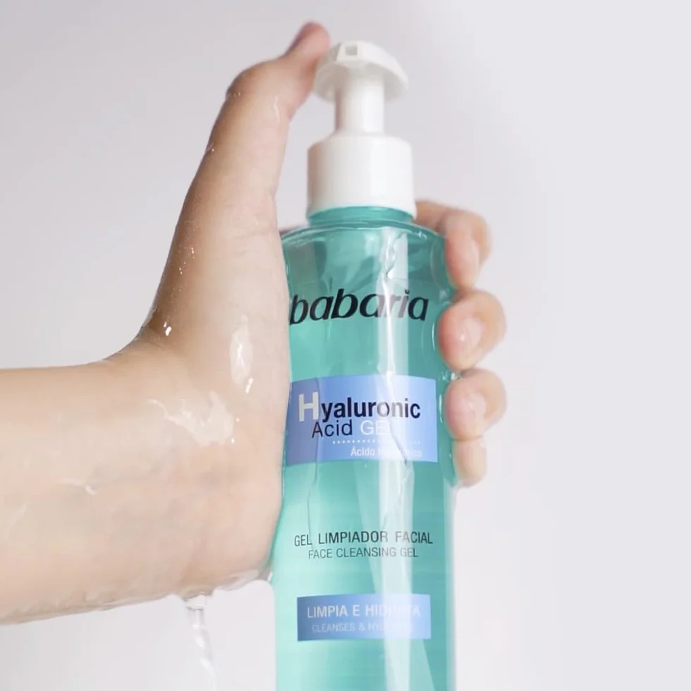 Babaria Gel Nettoyant Visage Acide Hyaluronique Niacinamide 200 ml