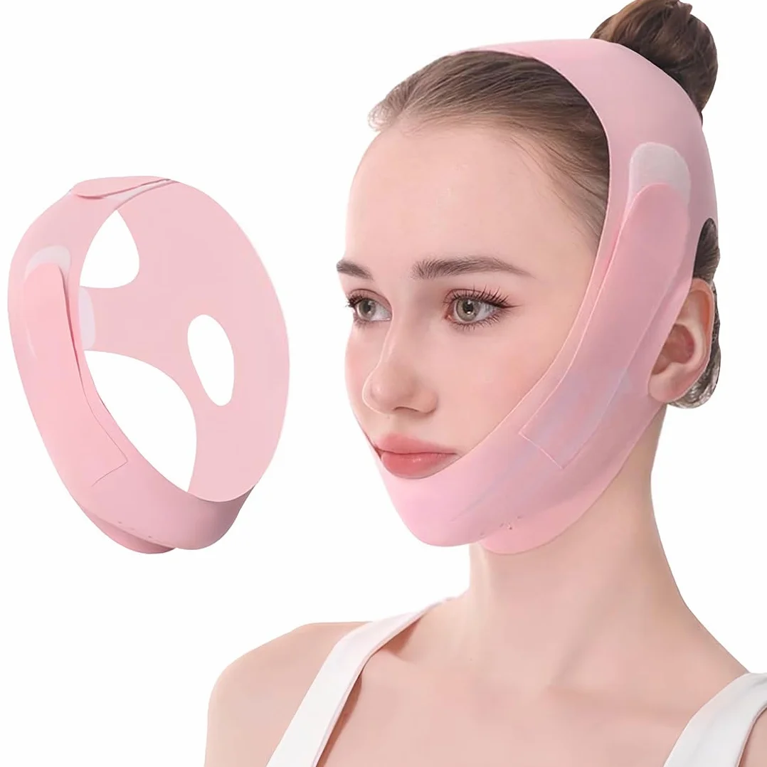 Masque de lifting réutilisable en V pour visage liftant