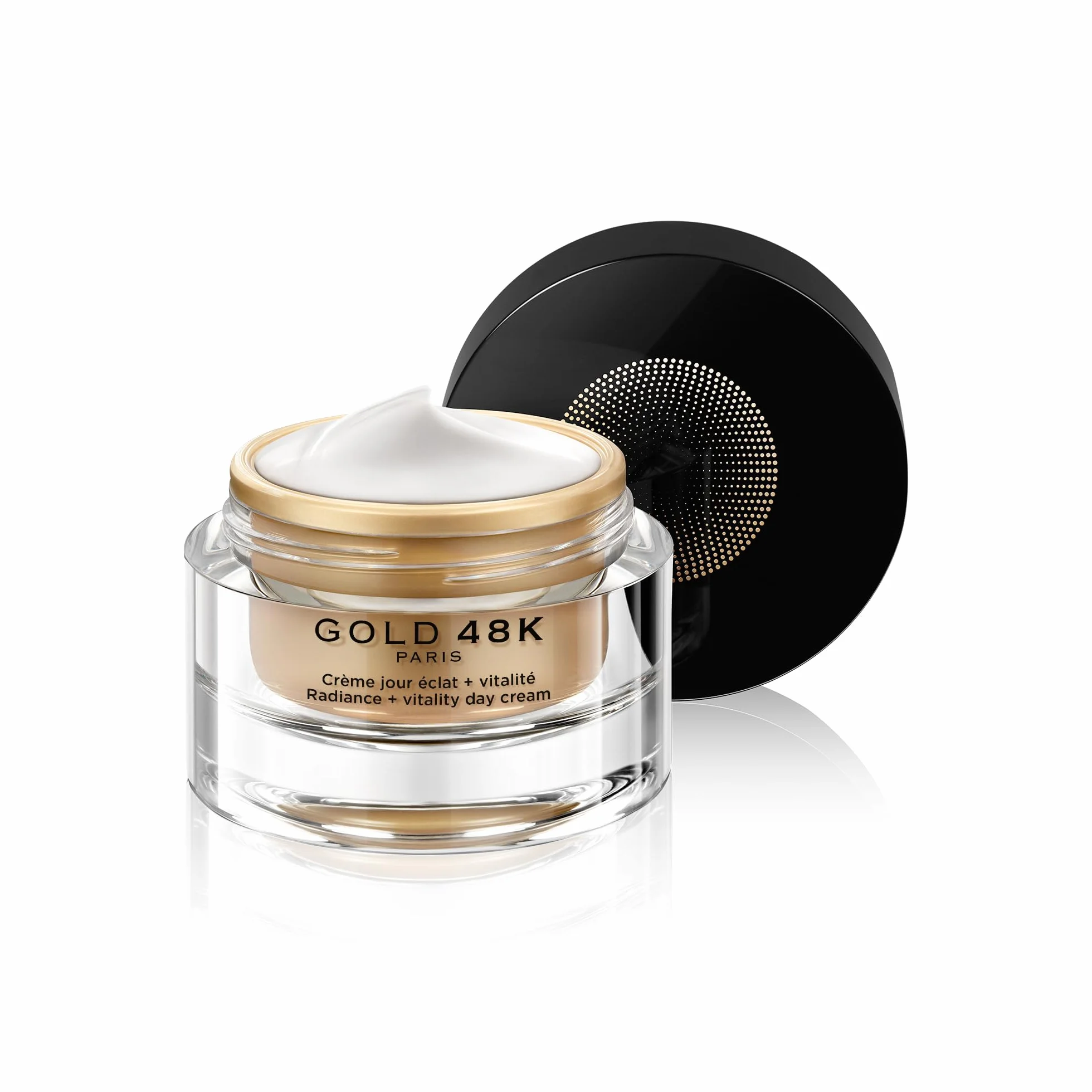 Gold 48K - Crème Visage - 50ml - Hydratation Intense, Acide Hyaluronique & Or 24K - Crème Anti-Âge, Éclat Jeunesse, Restauration de la Peau, Soins pour le visage, Crème anti ride
