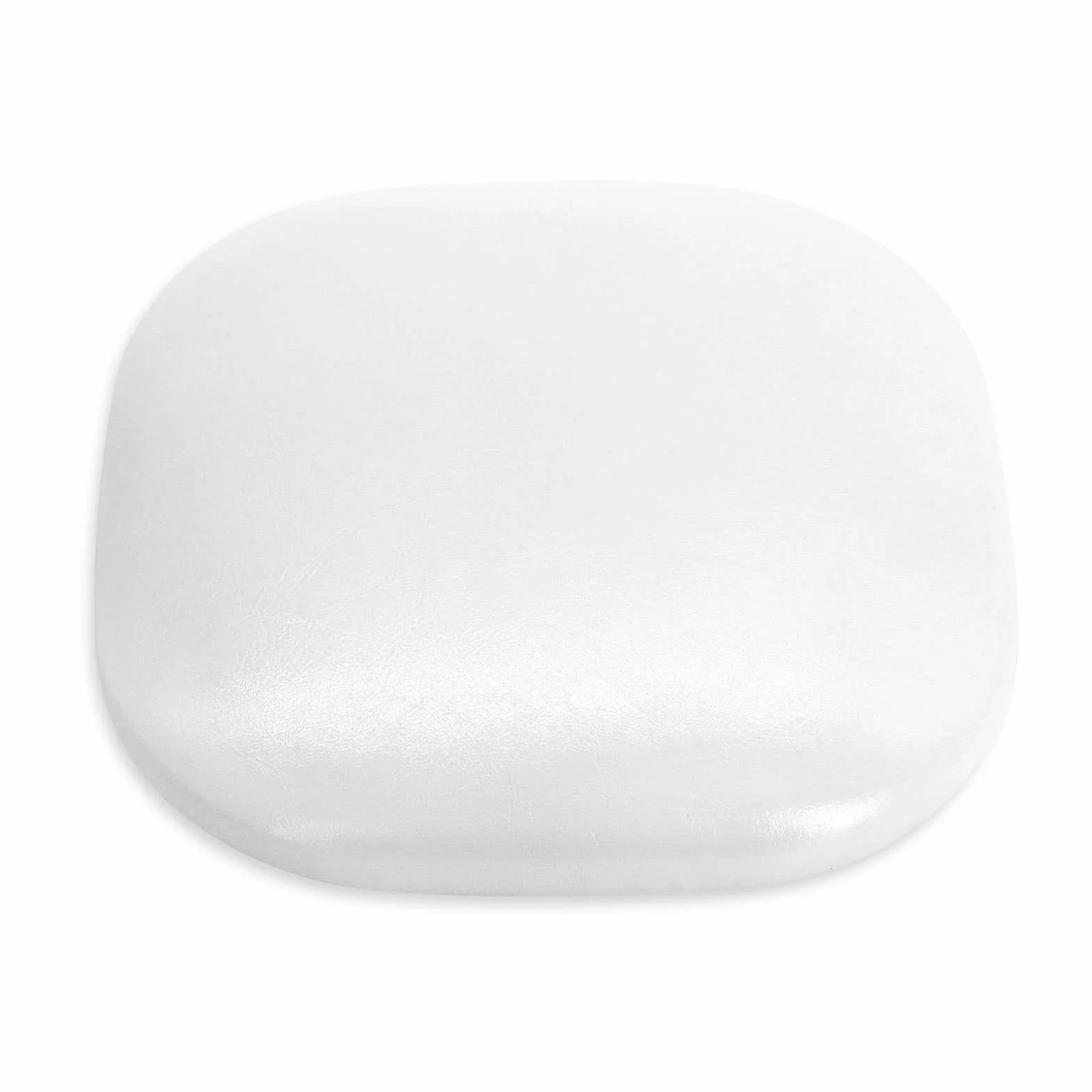 Coussin Repose-main à Ongles Manucure, Repose - Coude en Fibre de Cuir pour Bureau, Repose - Poignet Manucure Support Pad Antidérapant (Blanc)
