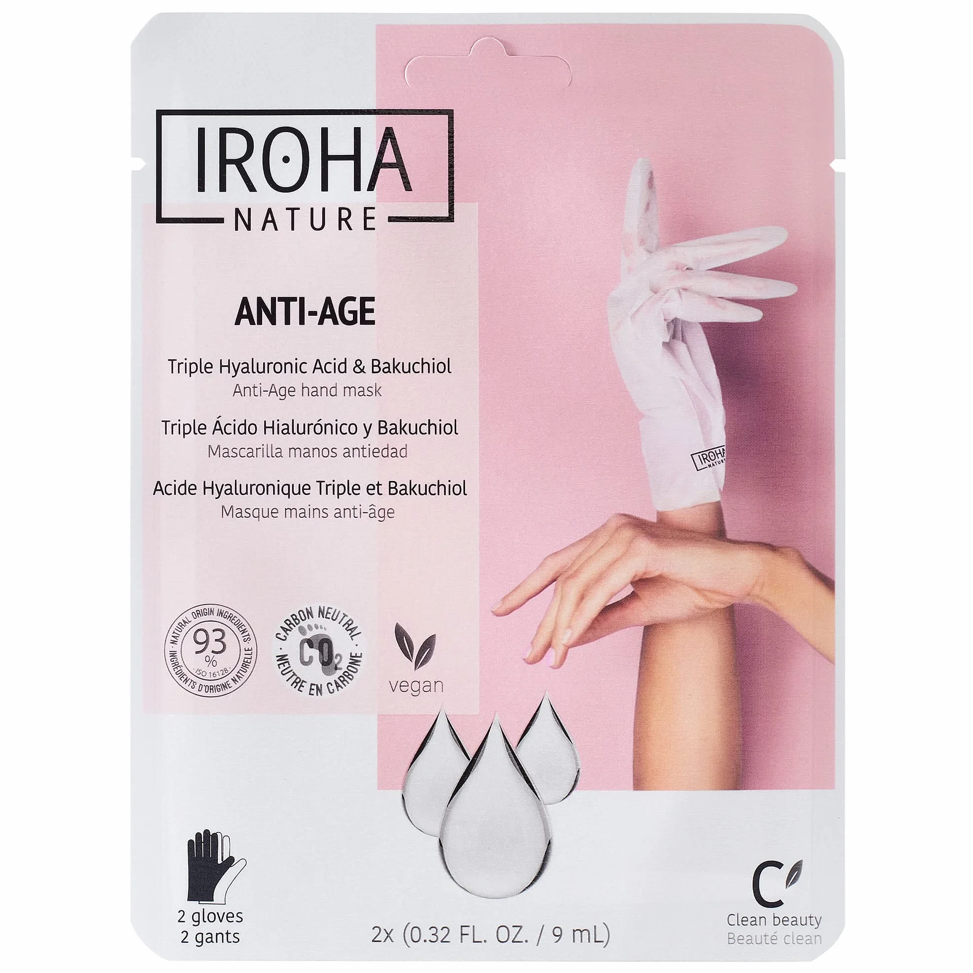 NOVA ENGEL Anti-Age Triple Hyaluronic Acid & Bakuchiol Hand Mask 9 Ml
