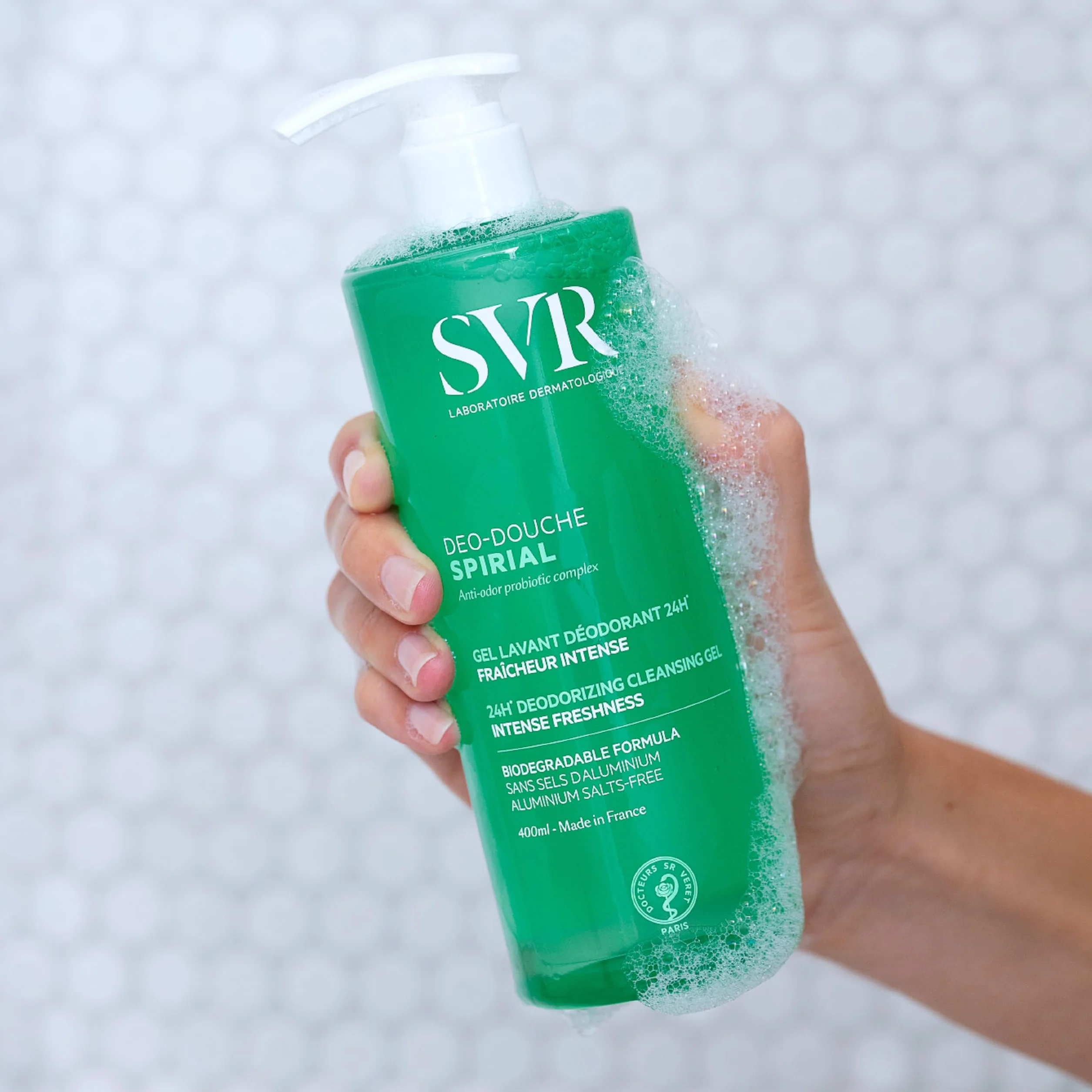 SVR Spirial Déo-Douche Gel lavant déodorant 24h 200 ml