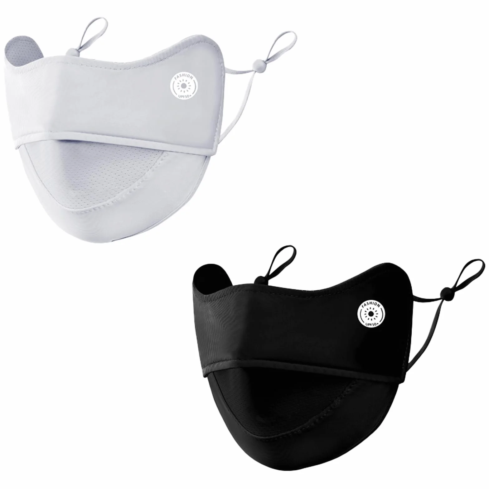 Masques de Protection Solaire Réutilisables Anti Pollution avec Boucles d'Oreilles Réglables pour Vélo