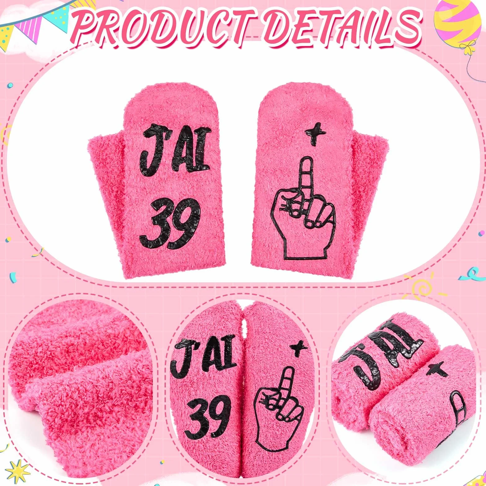 Cadeau Anniversaire Femme 40 Ans - Trousse Maquillage & Chaussettes 1986, Idée Cadeau Originale Humour Femme Née en 1986, Set Accessoire 40e Anniversaire