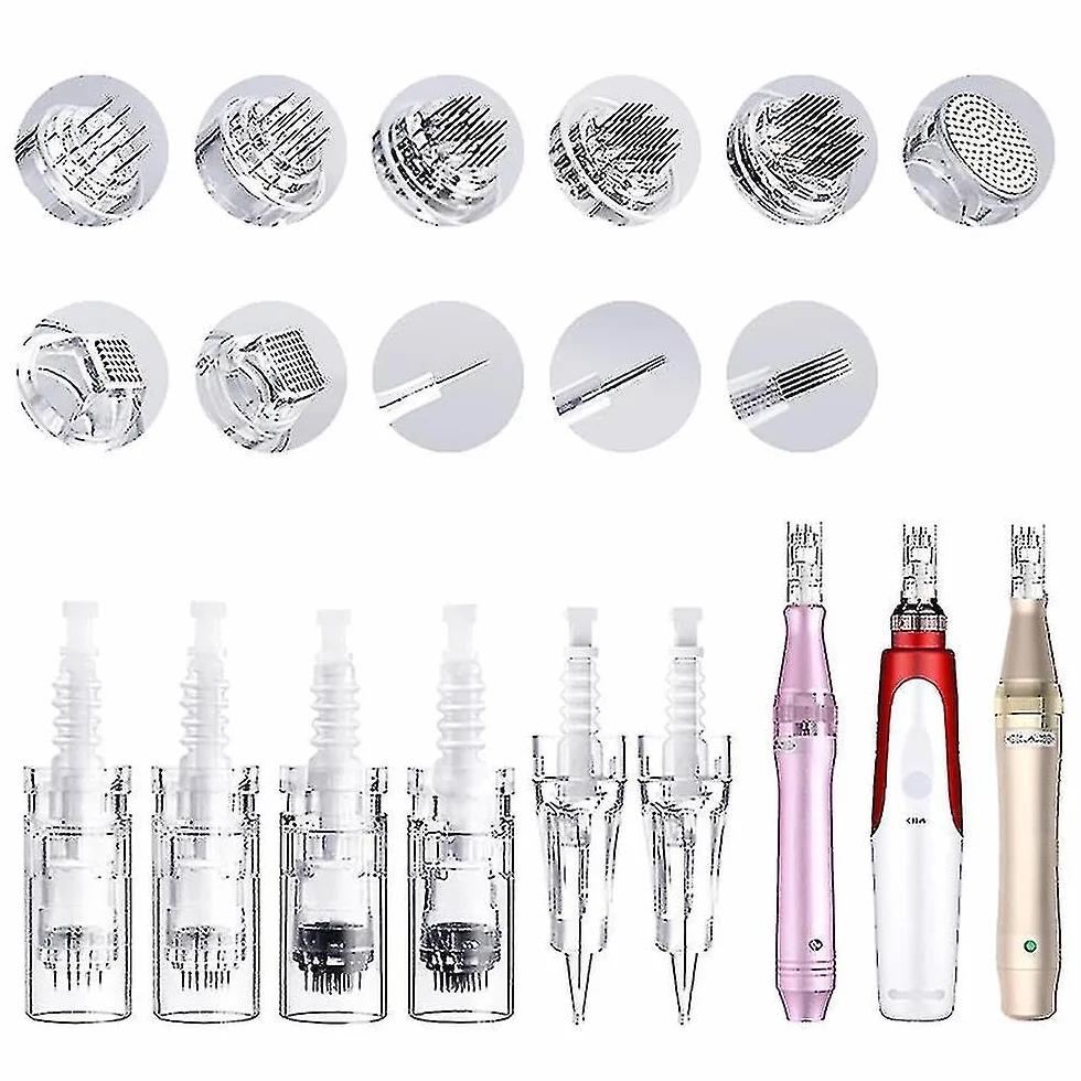 Dr Pen Lot de 12 cartouches jetables originales 12 broches compatibles avec Dr. Pen M7/M5/N2/E30