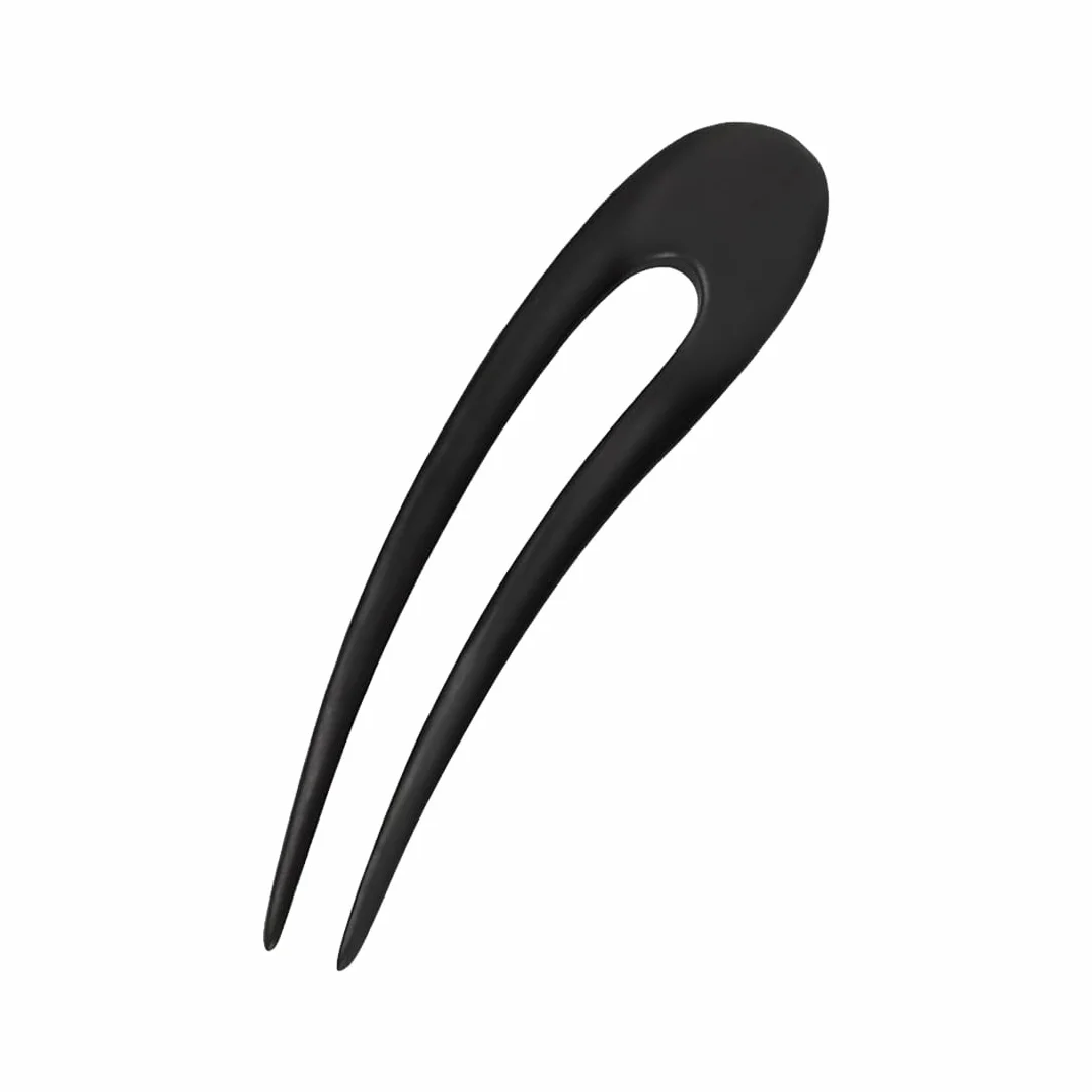 Bois en Forme de U Pince à Cheveux, Française Épingles à Chignon, Fourchette Piques Cheveux de Santal, Épingle à Cheveux à Double Fourche pour cheveux longs