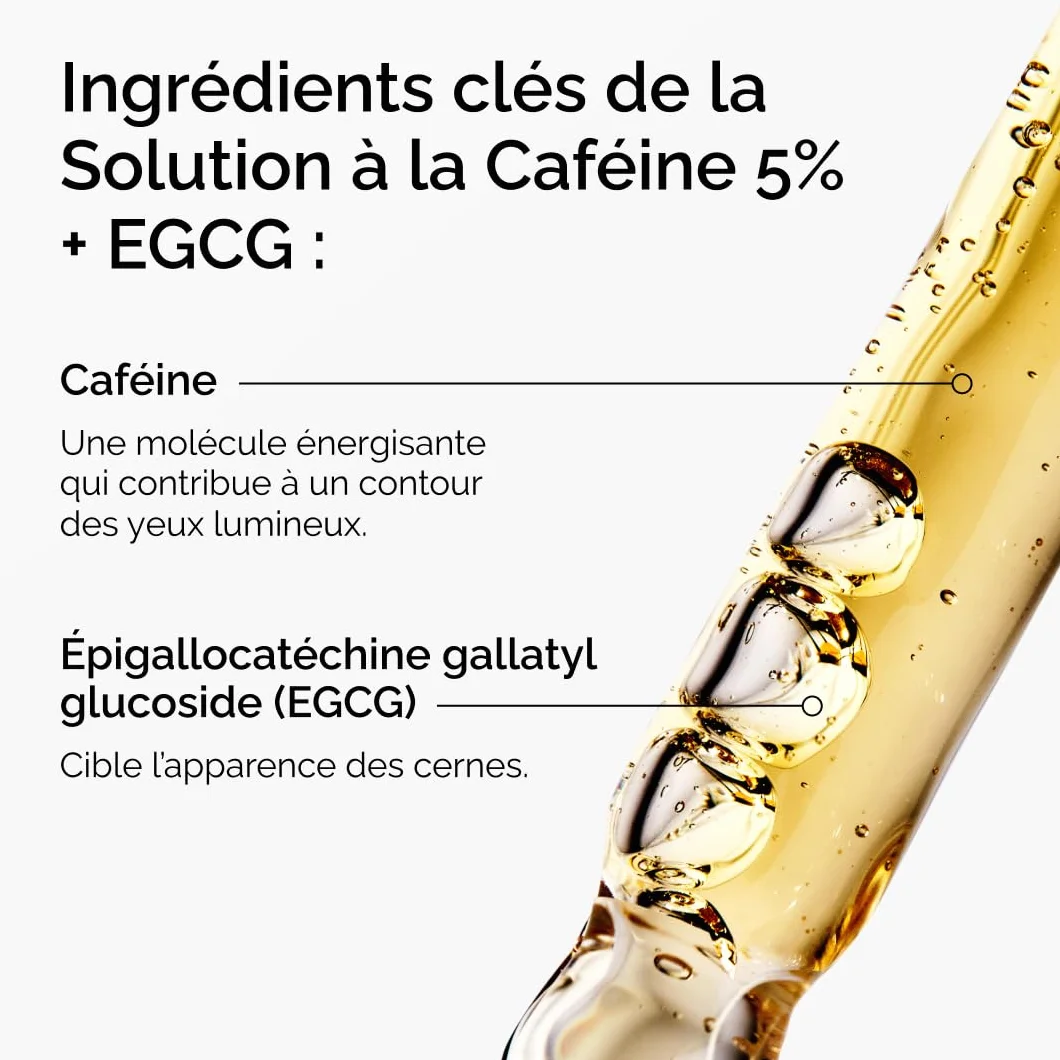 The Ordinary Solution à la Caféine 5% + EGCG Sérum anti-cernes 30 ml