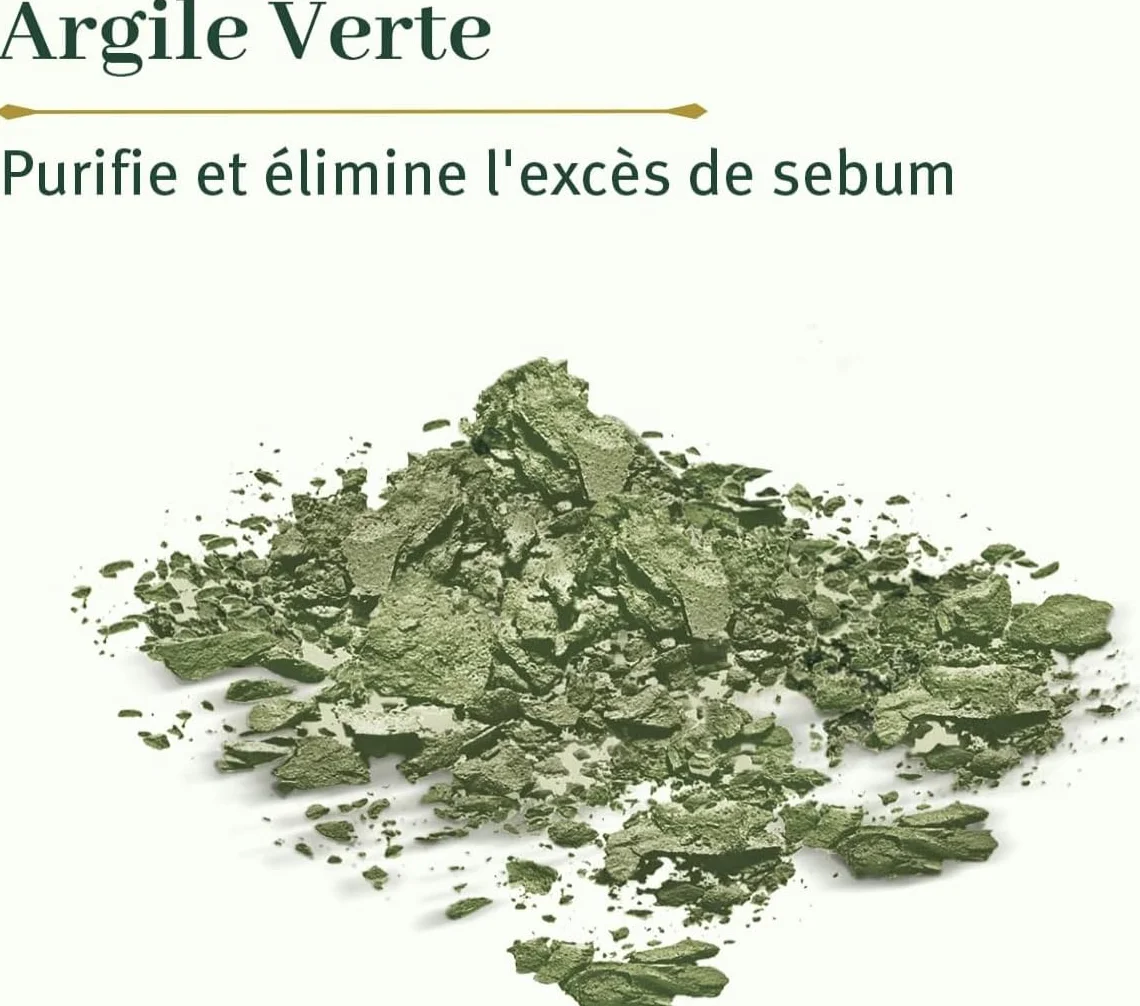 LE PETIT OLIVIER Pâte d'Argile Purifiante Argile Verte 300g Visage & Corps Peaux Mixtes a Grasses
