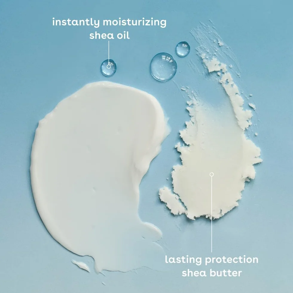Lingette nettoyante fournie avec une lotion au beurre de karité eos - Hydratant vanille cachemire pour peaux sèches, 473,2 ml - par Luxpaks