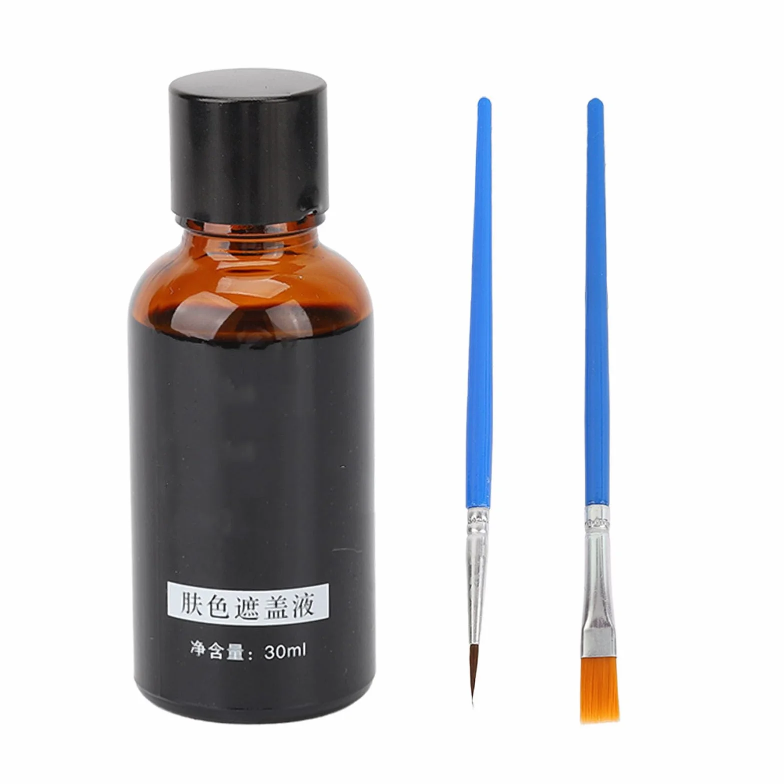 Liquide Couvrant le Vitiligo, 30 Ml, Correcteur de Taches Blanches, Maquillage Longue Durée Résistant à L'eau, Doux pour la Peau avec Compte-gouttes Inclus, pour le Visage, le