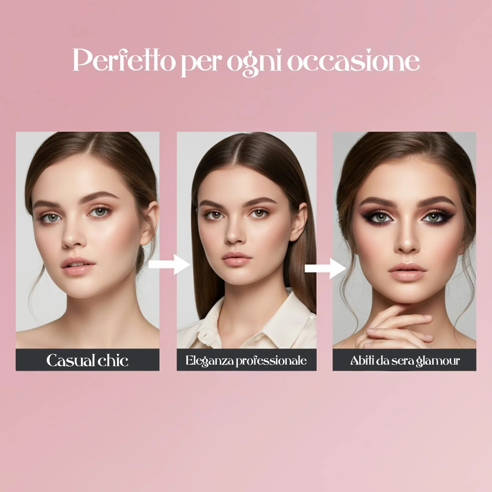 VEGCOO 640 Pièces Faux Cils Individuel 30-40-50-60D Kit d'Extensions de Cils Naturels Courbés 8-16 mm