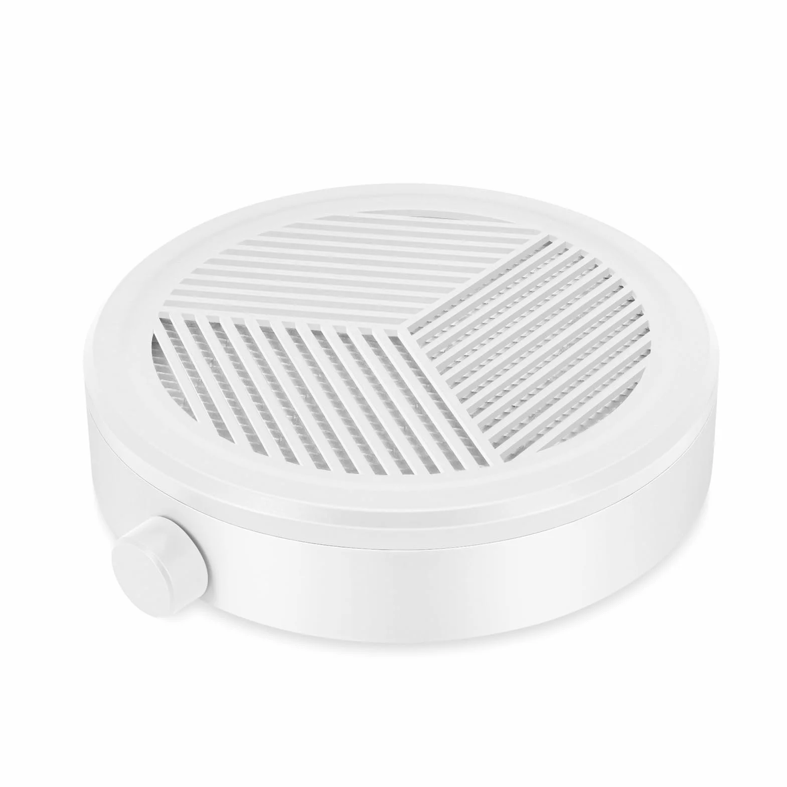 Petit Aspirateur Ongles, Aspiration Réglable, Puissant Aspirateur à Ongles Manucure Table Aspirateur de Poussière D'ongles (blanc)