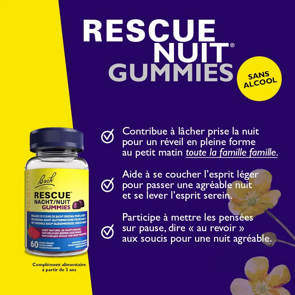 RESCUE NUIT Gummies Fruits rouges 100g
