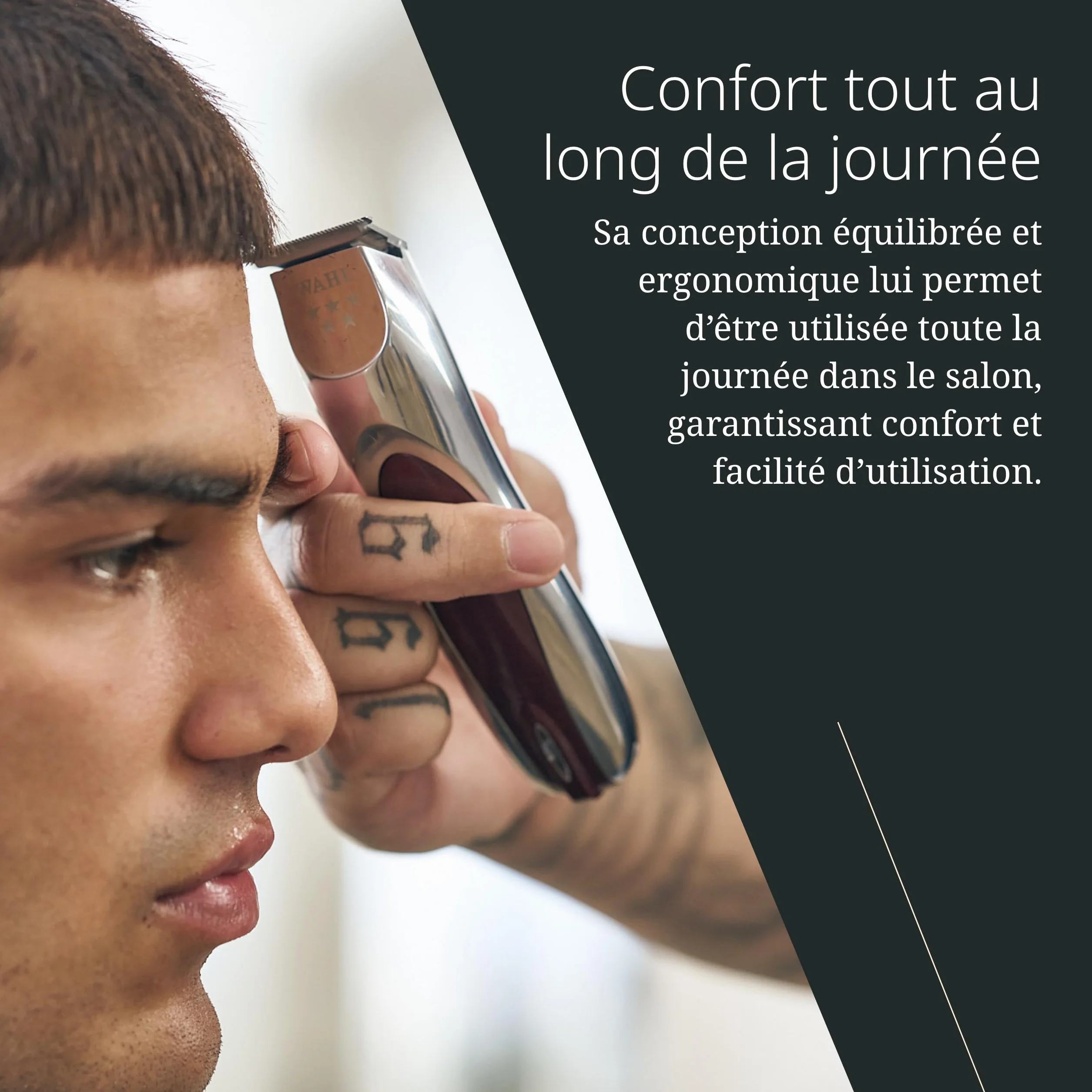 Wahl A-LIGN Tondeuse pour zones serrées visage barbe cheveux