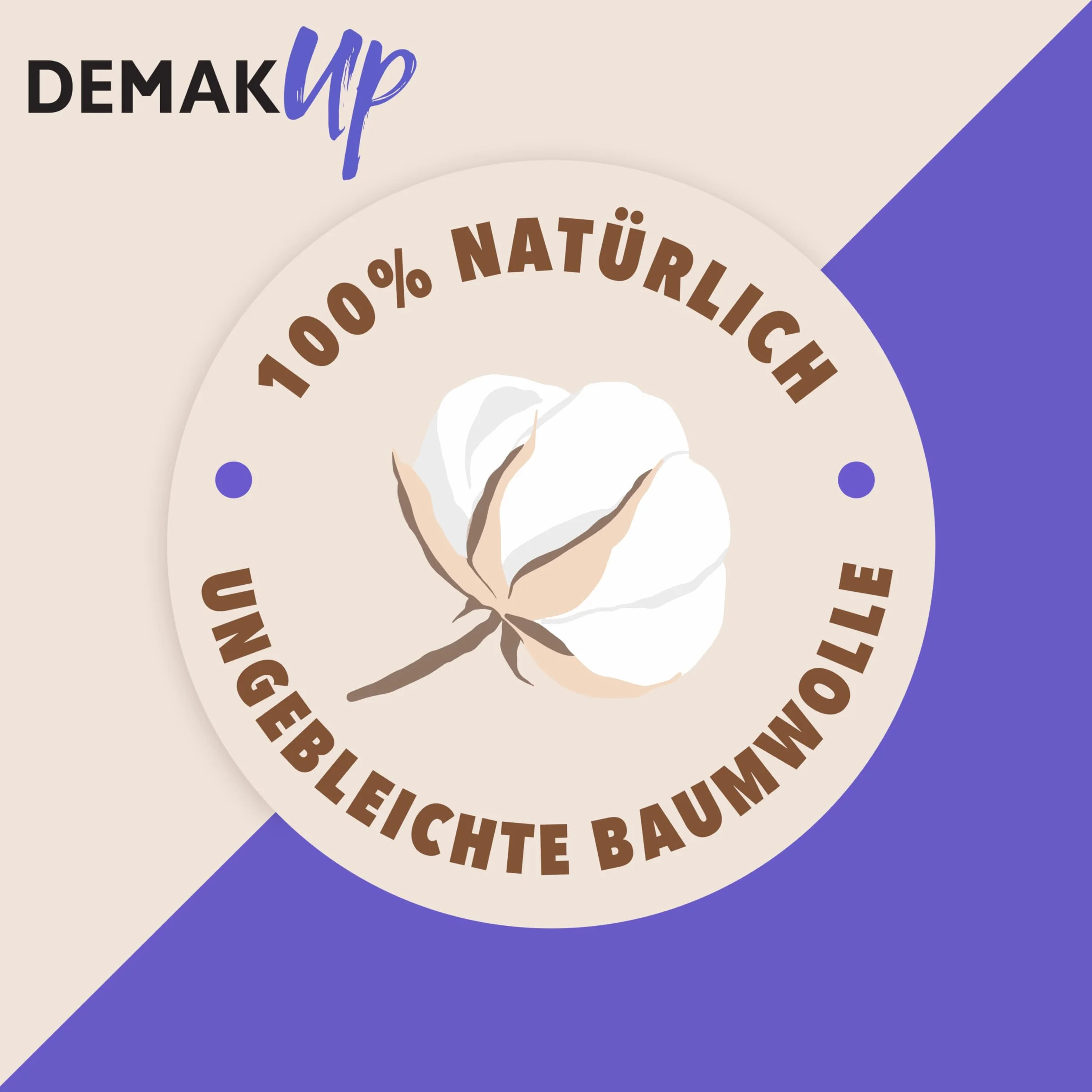 Demak'Up Original Disques Coton 105 unités