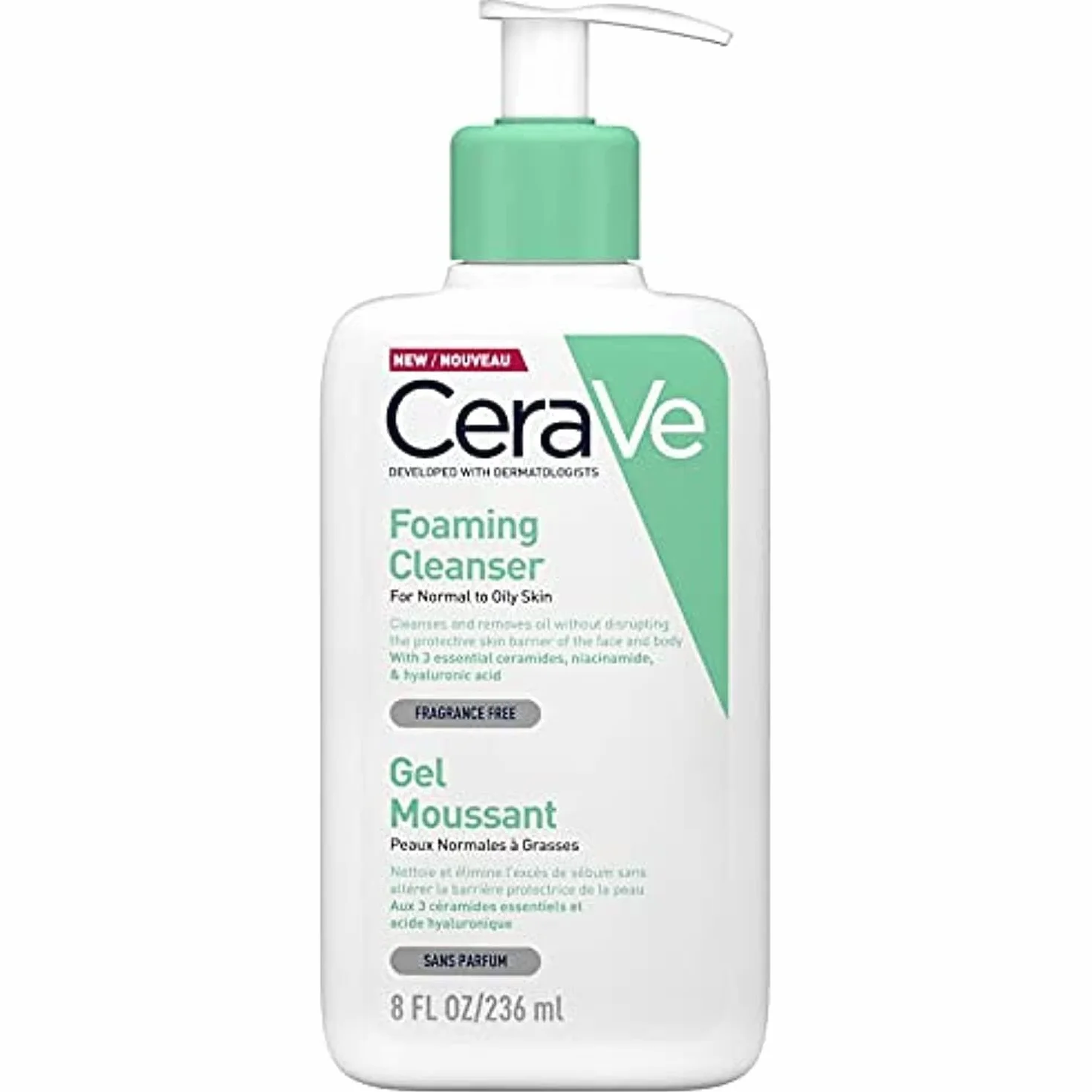 CeraVe Gel nettoyant moussant Visage & Corps