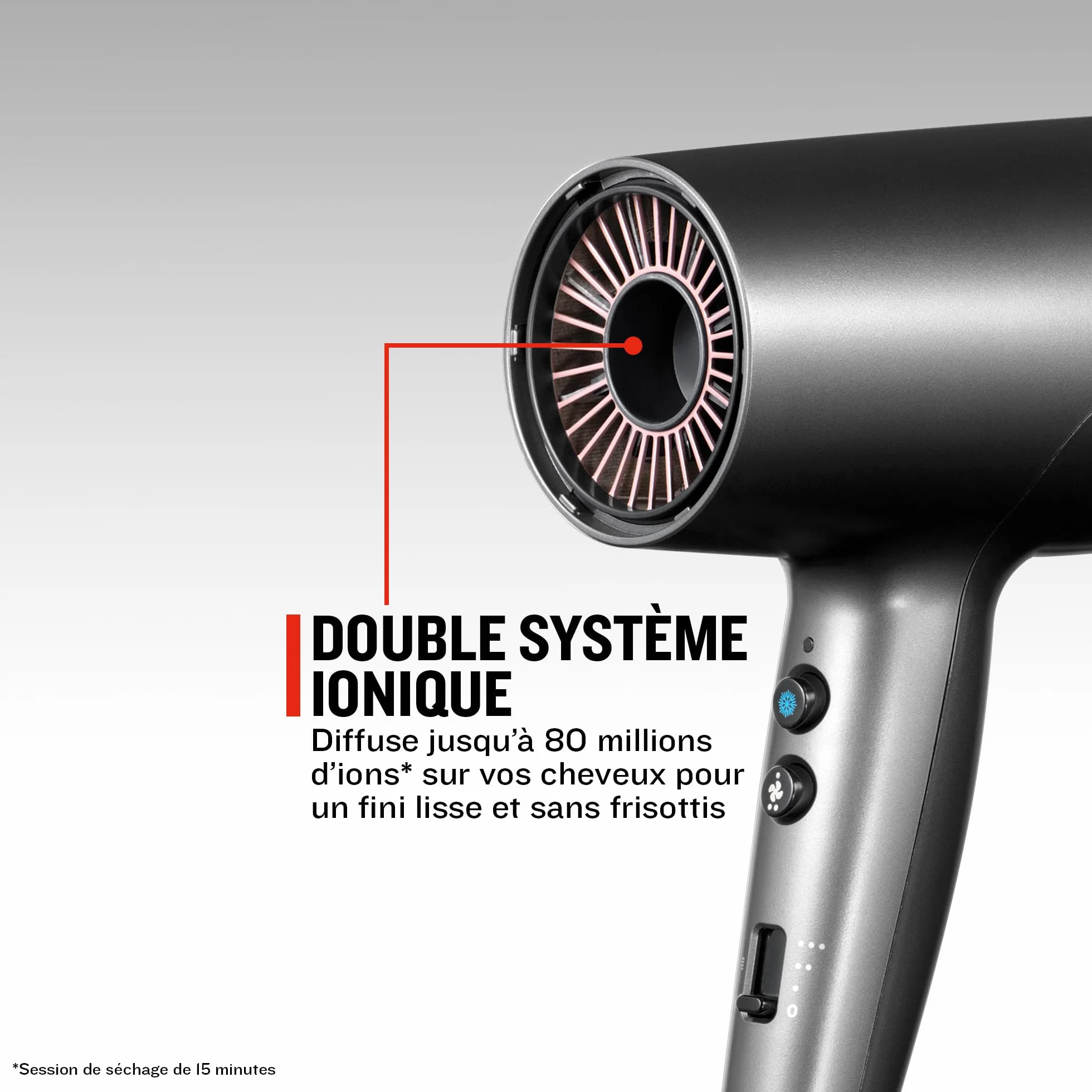 Remington ONE Sèche-cheveux ionique 2000W 120 km/h Dry&Style D6078