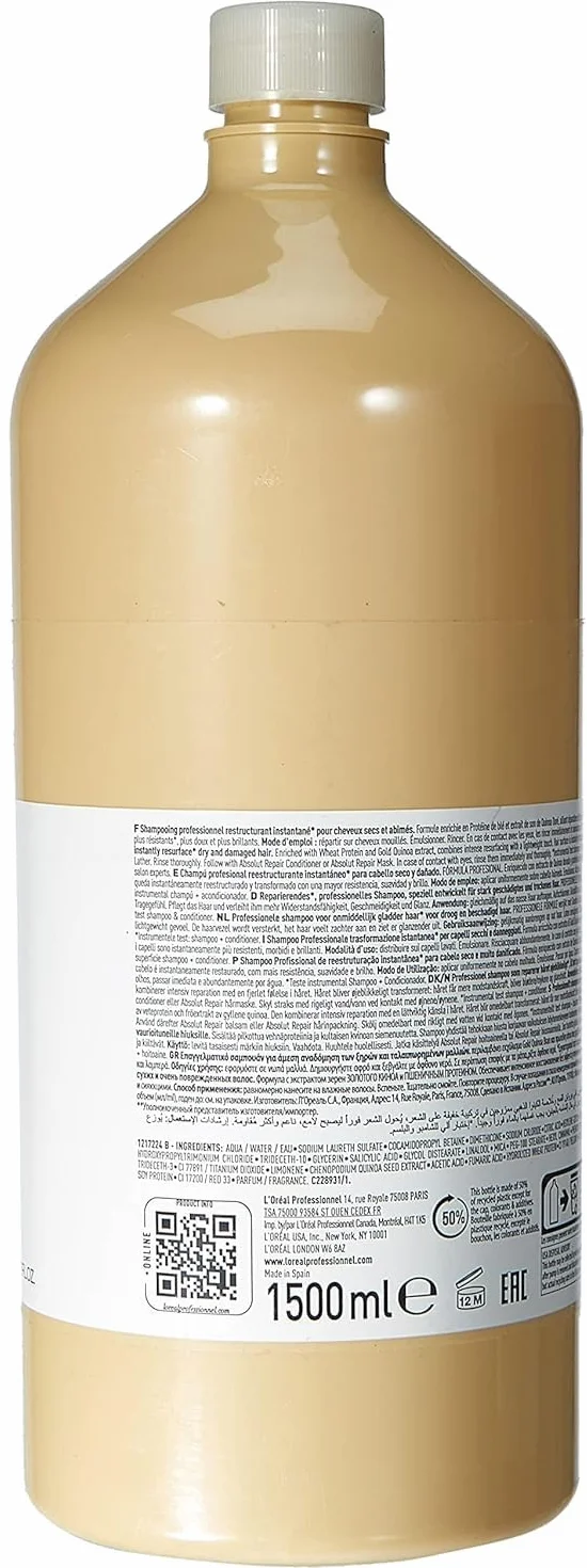L'Oréal Professionnel - Shampooing Absolut Repair Lipidium - 1500ml