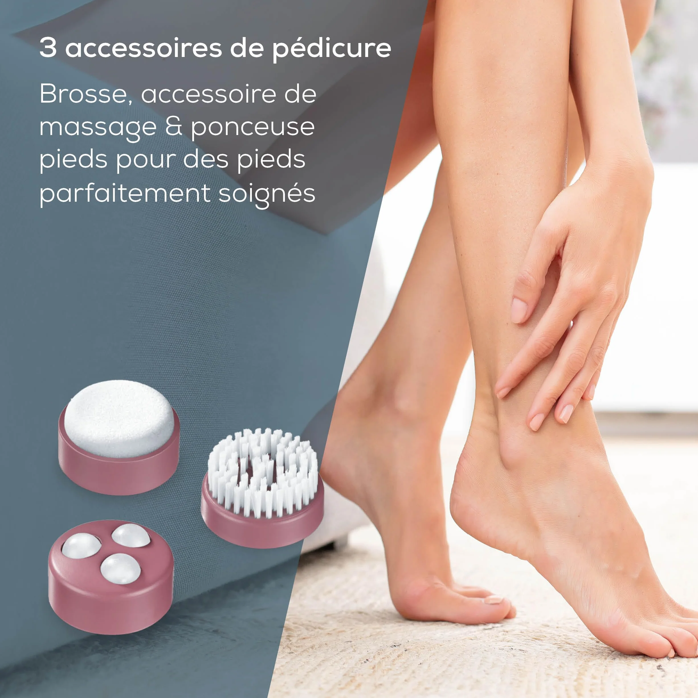 Beurer FB 35 bain de pied massage vibrations bulles 3 embouts pédicure interchangeables maintien température aromathérapie pointure 44