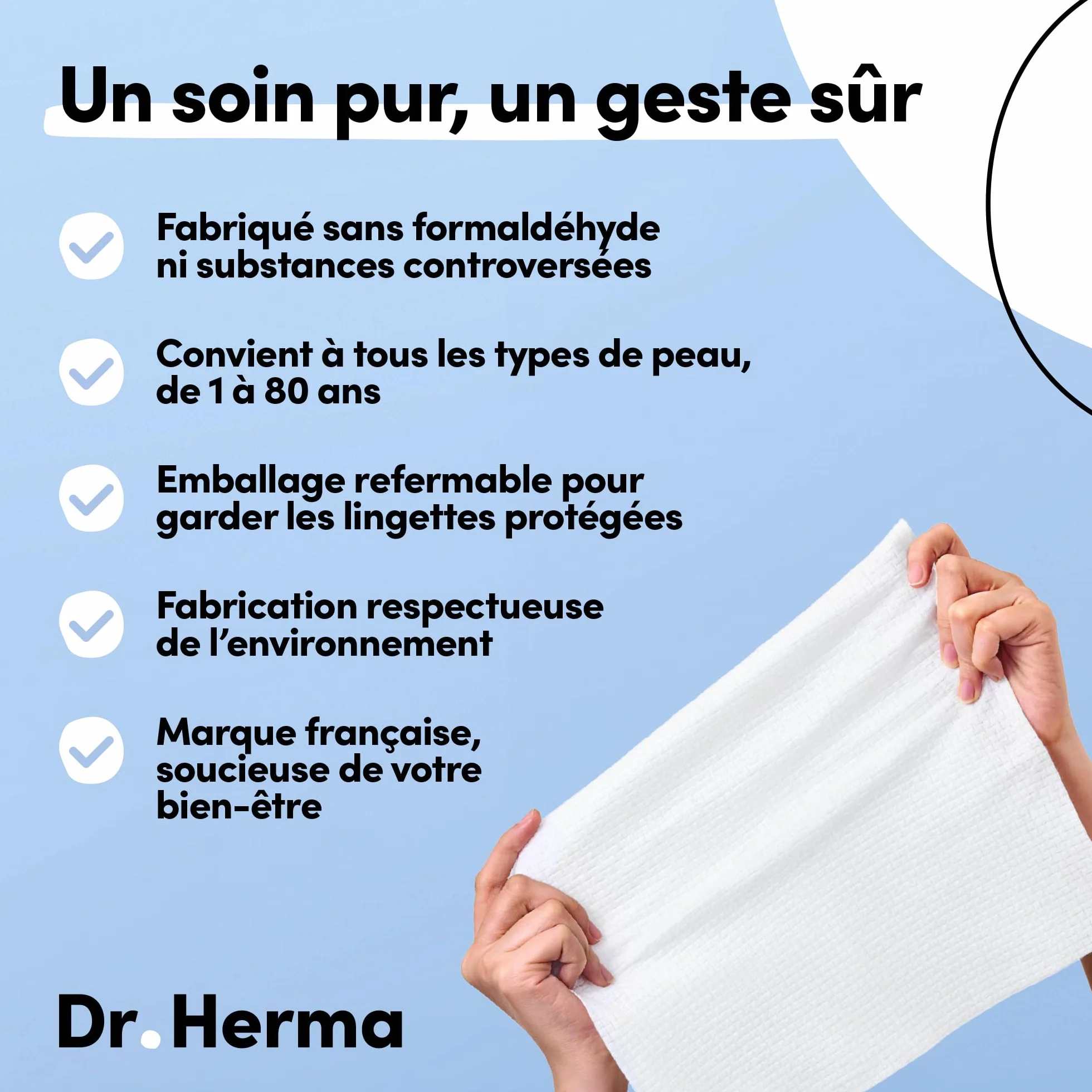 Lingettes Bambou Démaquillantes Nettoyantes Visage 50 unités Peaux Sensibles