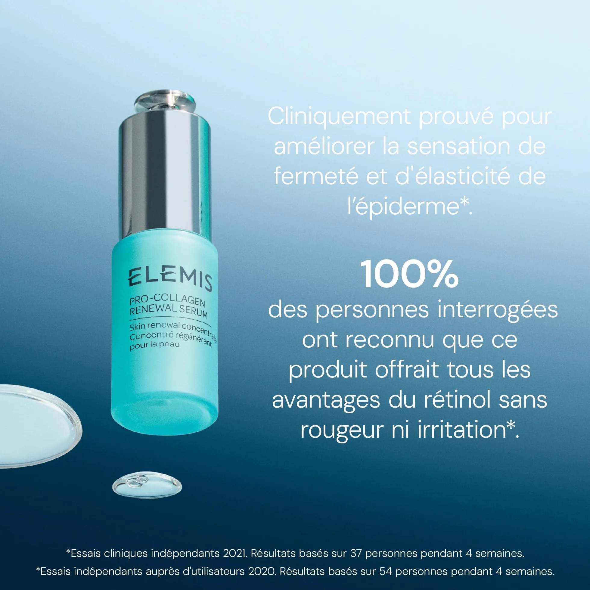 Elemis Sérum Pro-Collagène – Super Elixir Sérum & Formule Renouvellement, Sérums Visage Anti-Rides Raffermissants, Texture Légère pour Peaux Matures et Vieillissantes