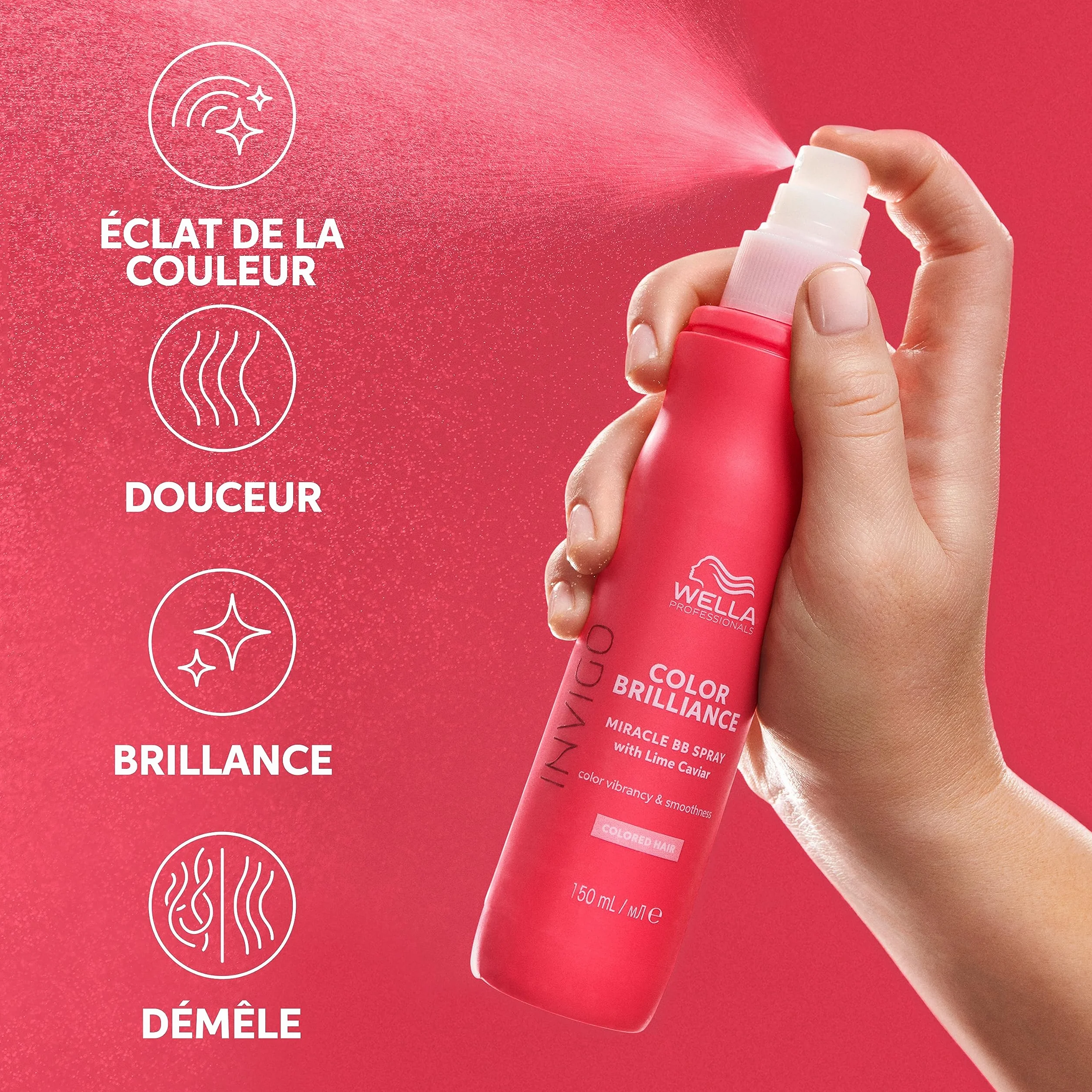 Wella Professionals Invigo Color Brilliance Mousse protectrice sans rinçage pour cheveux colorés