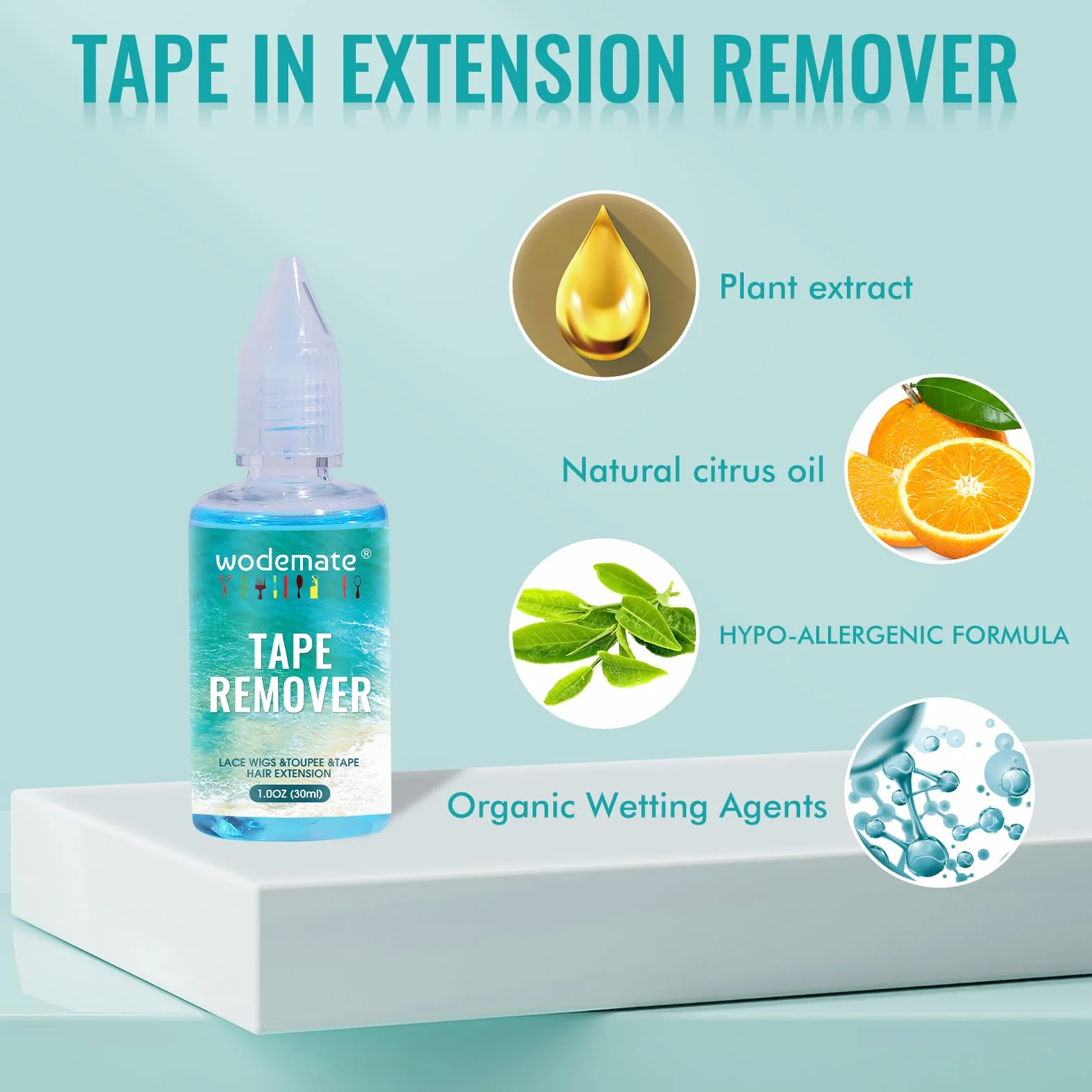 Dissolvant pour extensions adhésives Tape Hair Extension Remover action rapide 30 ml