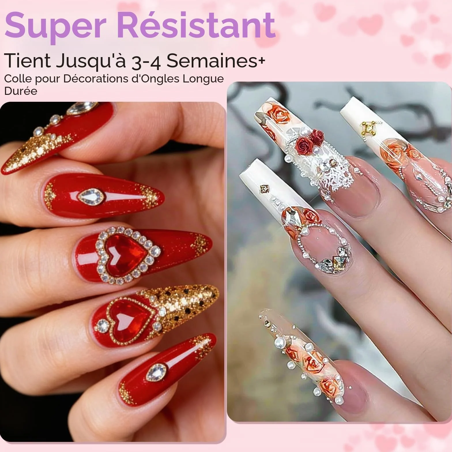 Makartt Gel 3D Nail Art Rhinestone Glue 30ml Super Fort Colle Ongles Strass