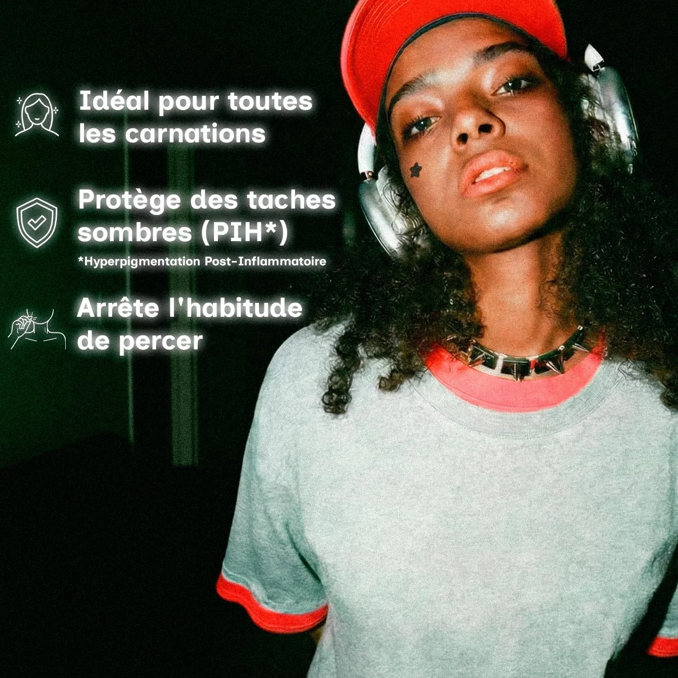 Pimple Patches Boutons Étoile Noire 36 Hydrocolloïdes Absorbe Impuretés Protège Look Alternatif