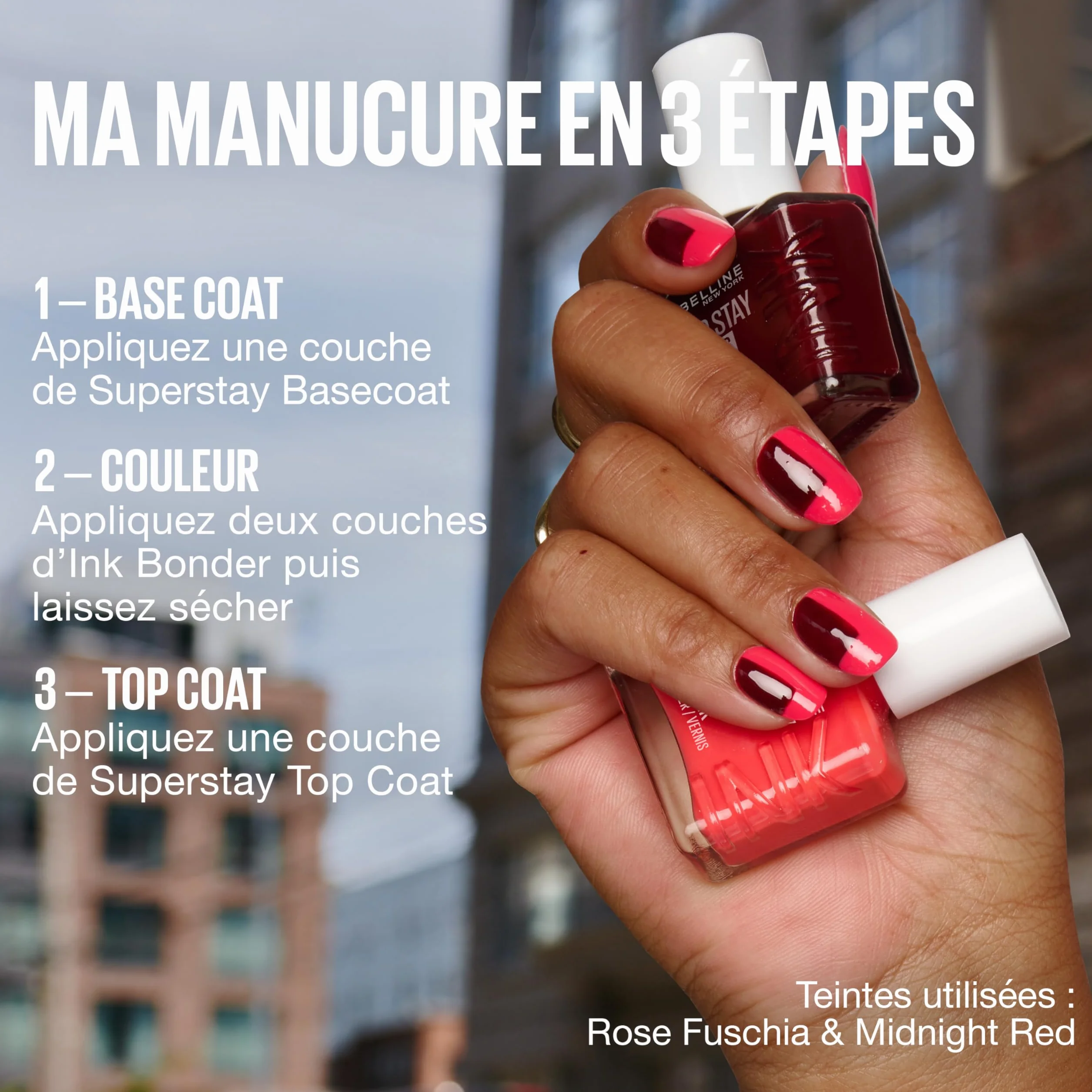Maybelline New York Superstay Ink Bonder Vernis à Ongles Longue Tenue Blanc Nacre 77 12 ml