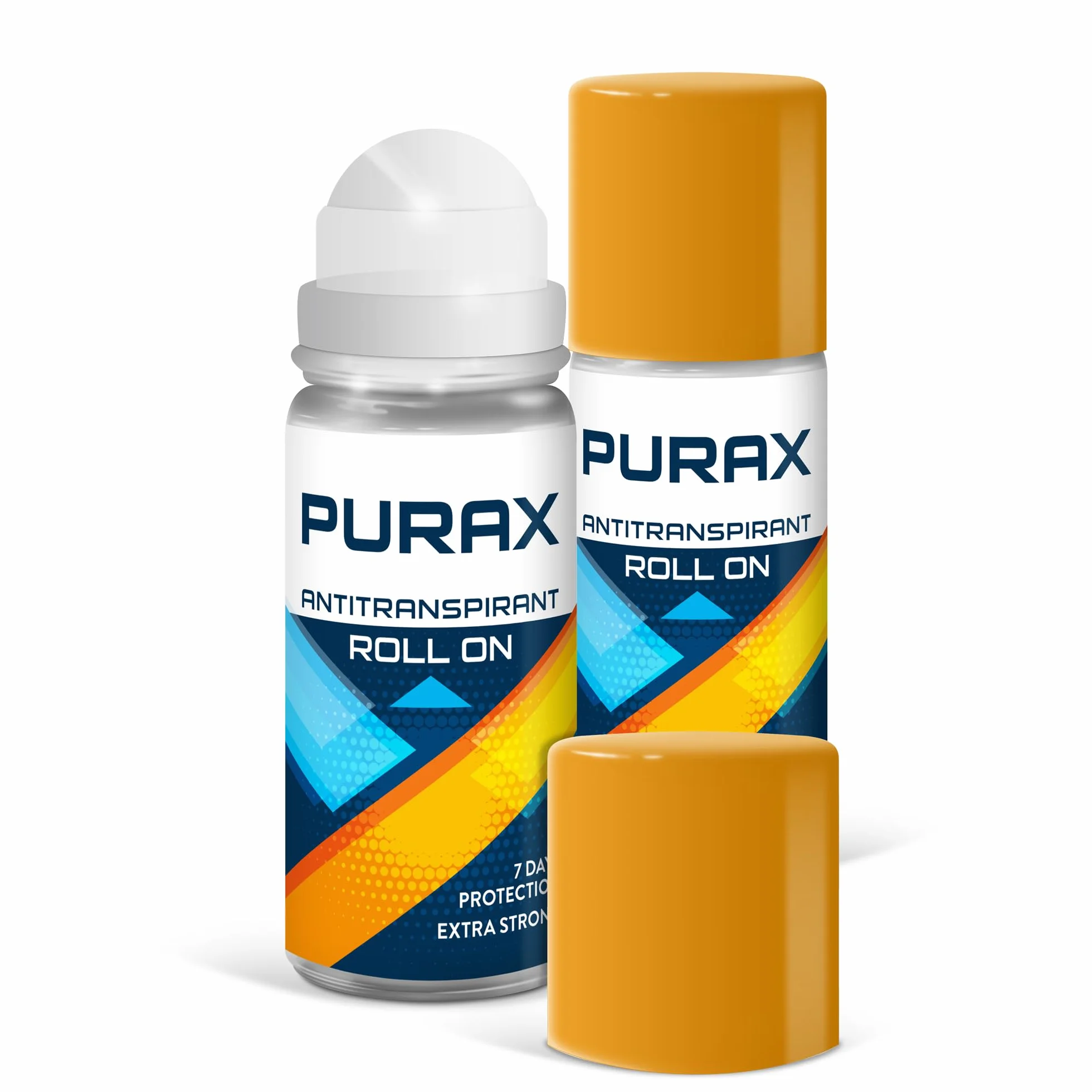 Purax Double Pack Antitranspirant Roll On Extra Strong 50ml, protection pendant 7 jours, pack de 2