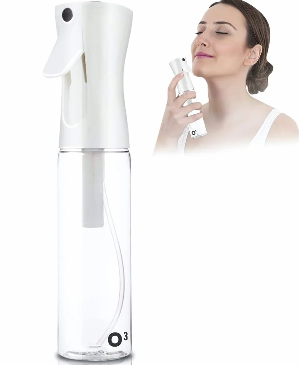 Brumisateur d'Eau Rechargeable 300ML Vaporisateur Cheveux Visage Vaporisateur Eau Visage Coiffure Flacon Pulvérisateur Écologique Brume Ultra Fine Anti-Gouttes