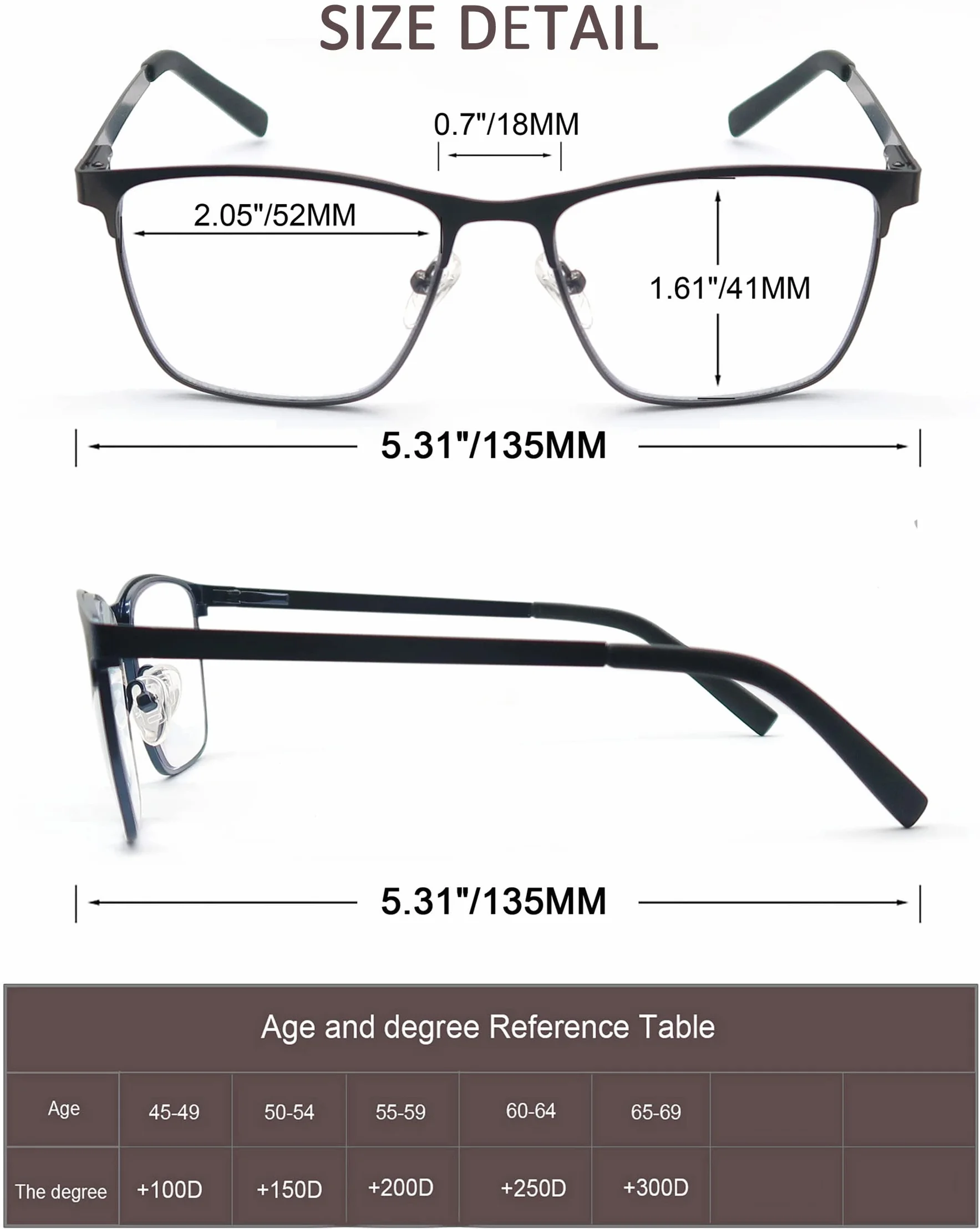 MODFANS Lunettes Loupe