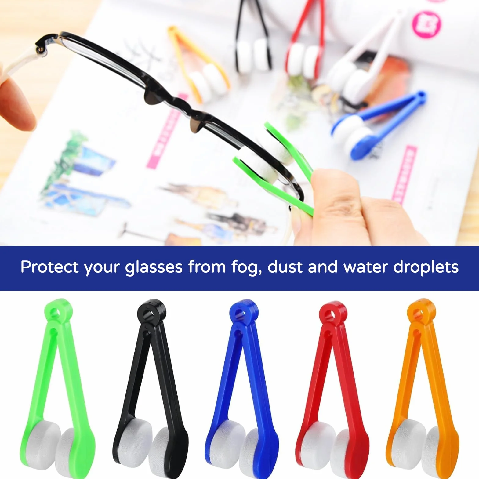 Nettoyage Lunettes 5pcs Mini Nettoyants Portables En Microfibre Pour Lunettes De Vue