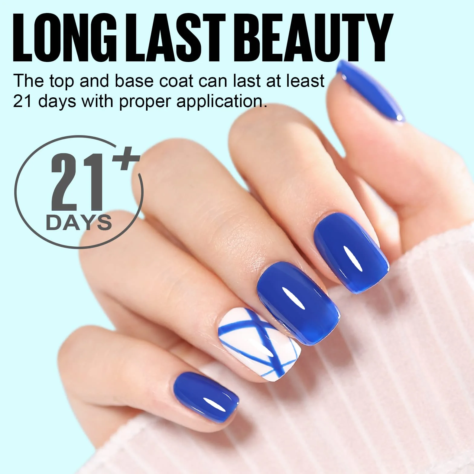 TOMICCA 15ml Matte Top Coat Base Coat Vernis Semi Permanent Set UV LED Nail Art Manicure