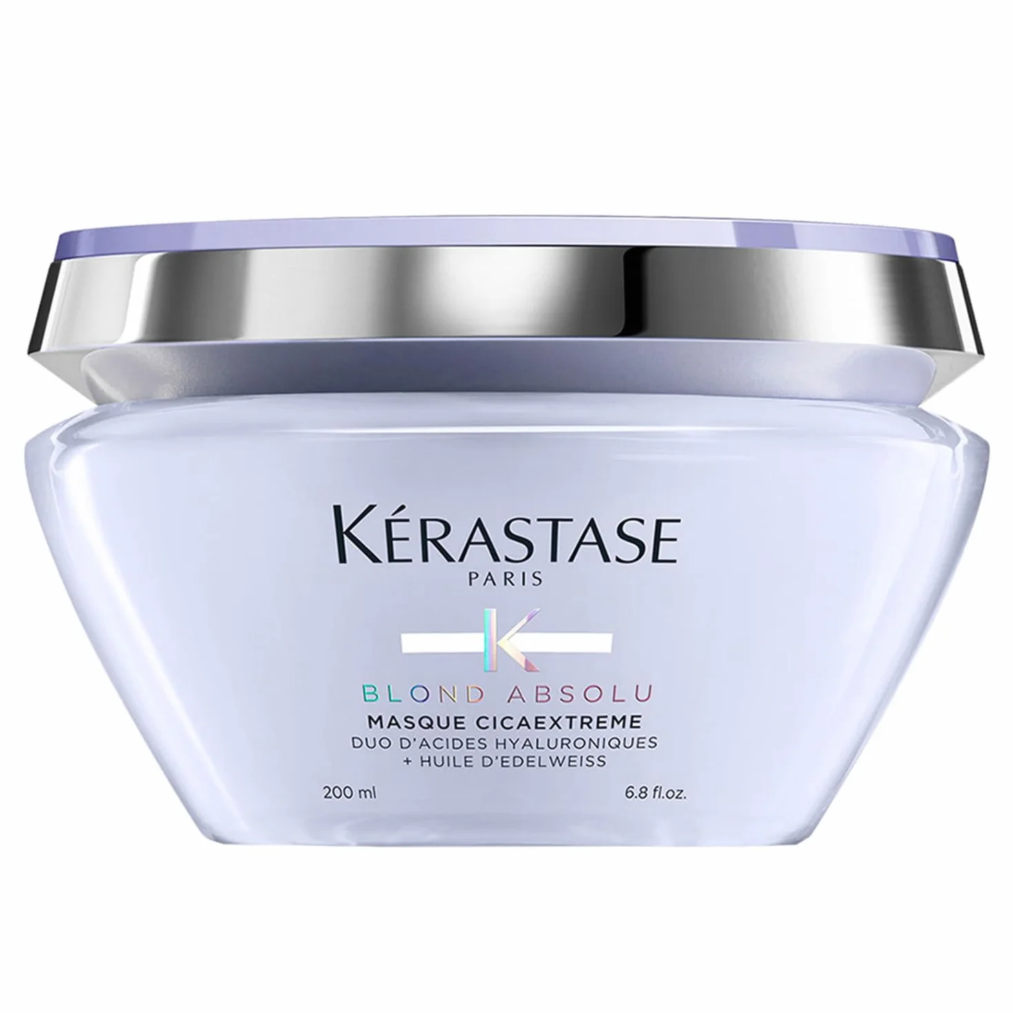 KÉRASTASE Blond Absolu Cicaextreme Masque Capillaire Réparateur Intense Anti-Fourches Acide Hyaluronique Edelweiss Cheveux Blonds 200 ml