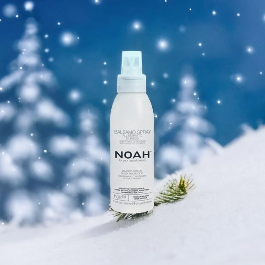 NOAH Après-shampoing biphasique pour cheveux sans rinçage avec mauve et aubépine 150 ml