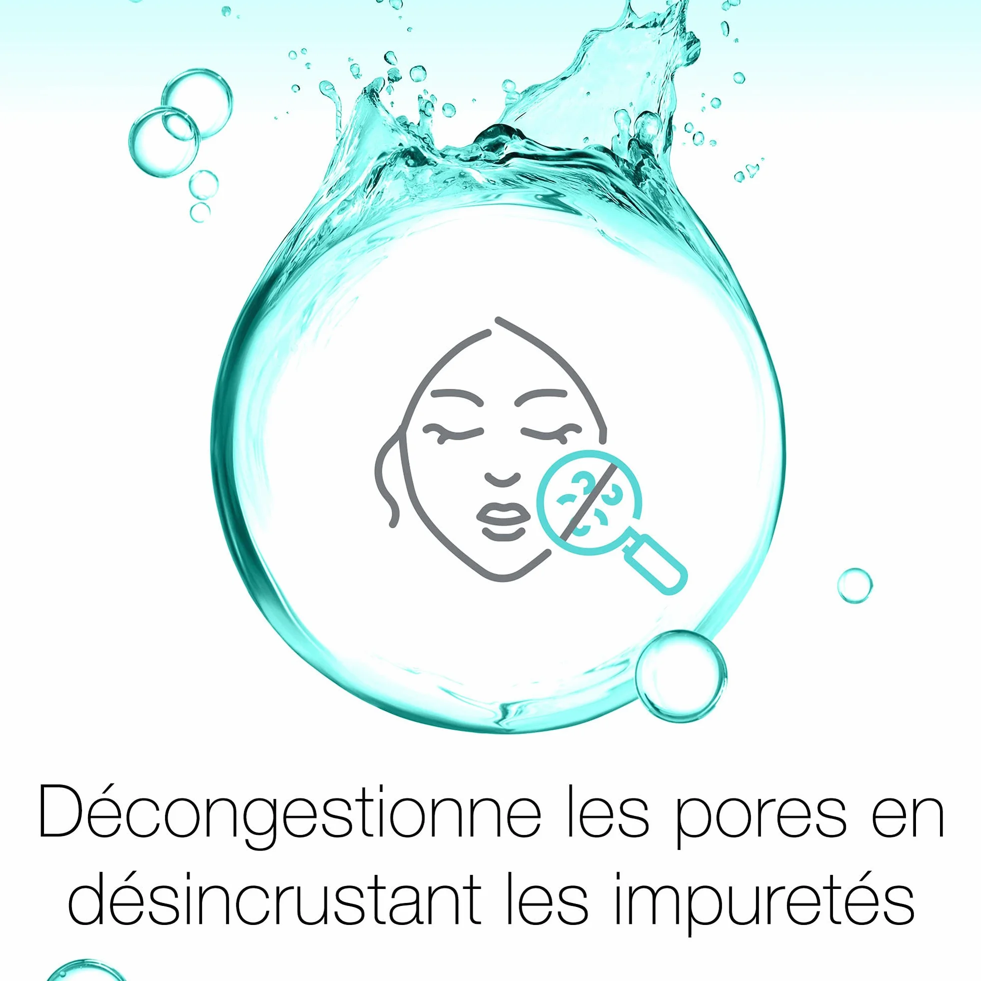 Neutrogena Gel Nettoyant Exfoliant Purifiant Skin Detox 150 ml Acide Glycolique Soin Visage Anti-Pollution