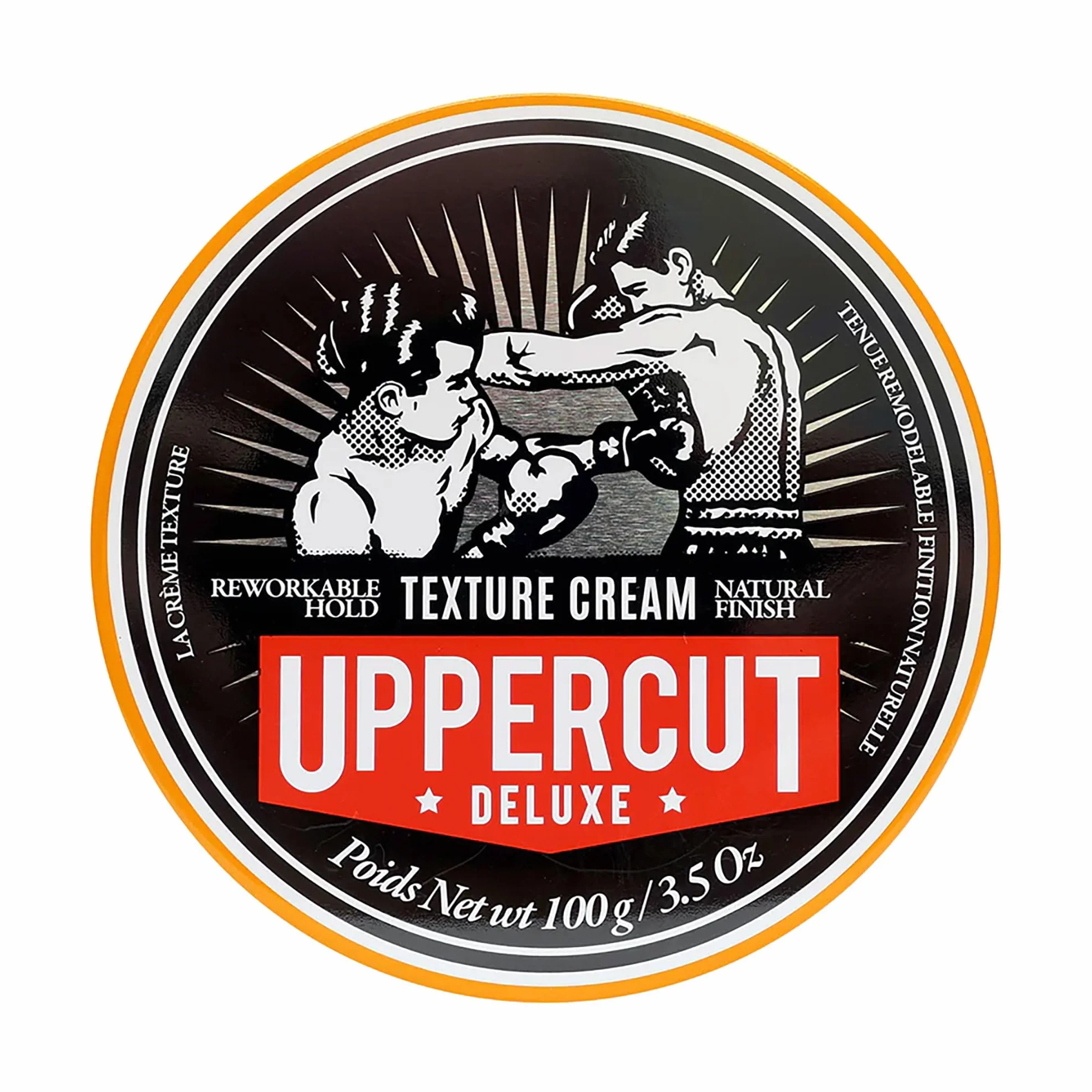 Uppercut Deluxe Crème coiffante pour homme, tenue remodelable et fini naturel, idéale pour les coiffures longues et courtes, 100 g
