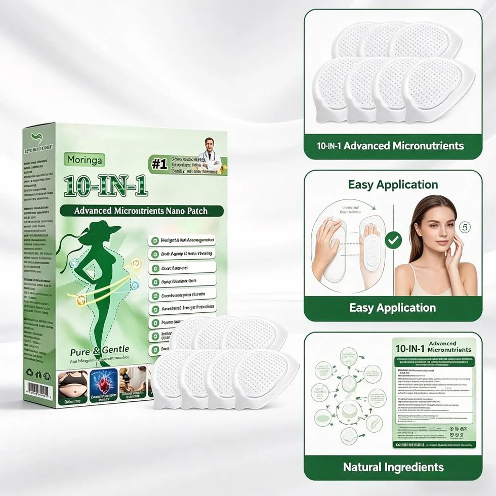 Patch Minceur 10 en 1 Moringa X Berberine Nano Microneedle 28 PCS