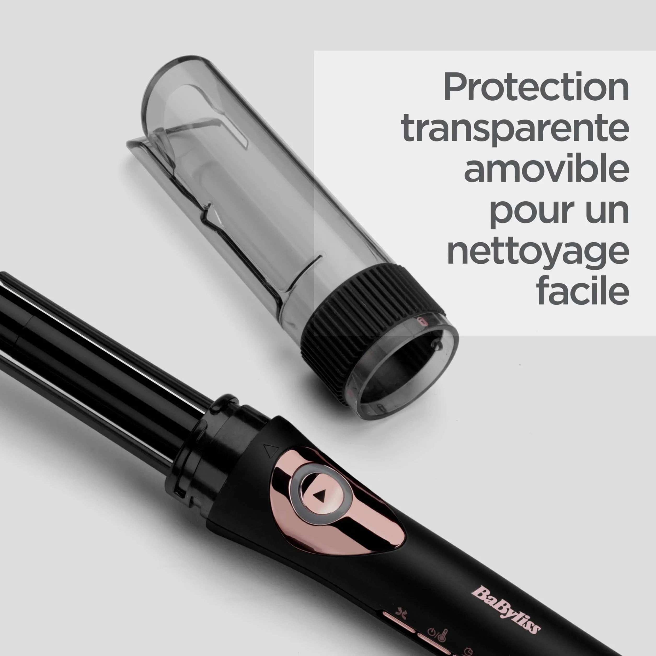 BaByliss Curl Secret Lite Boucleur automatique 5 réglages température 210° Noir Rose Gold C1031E