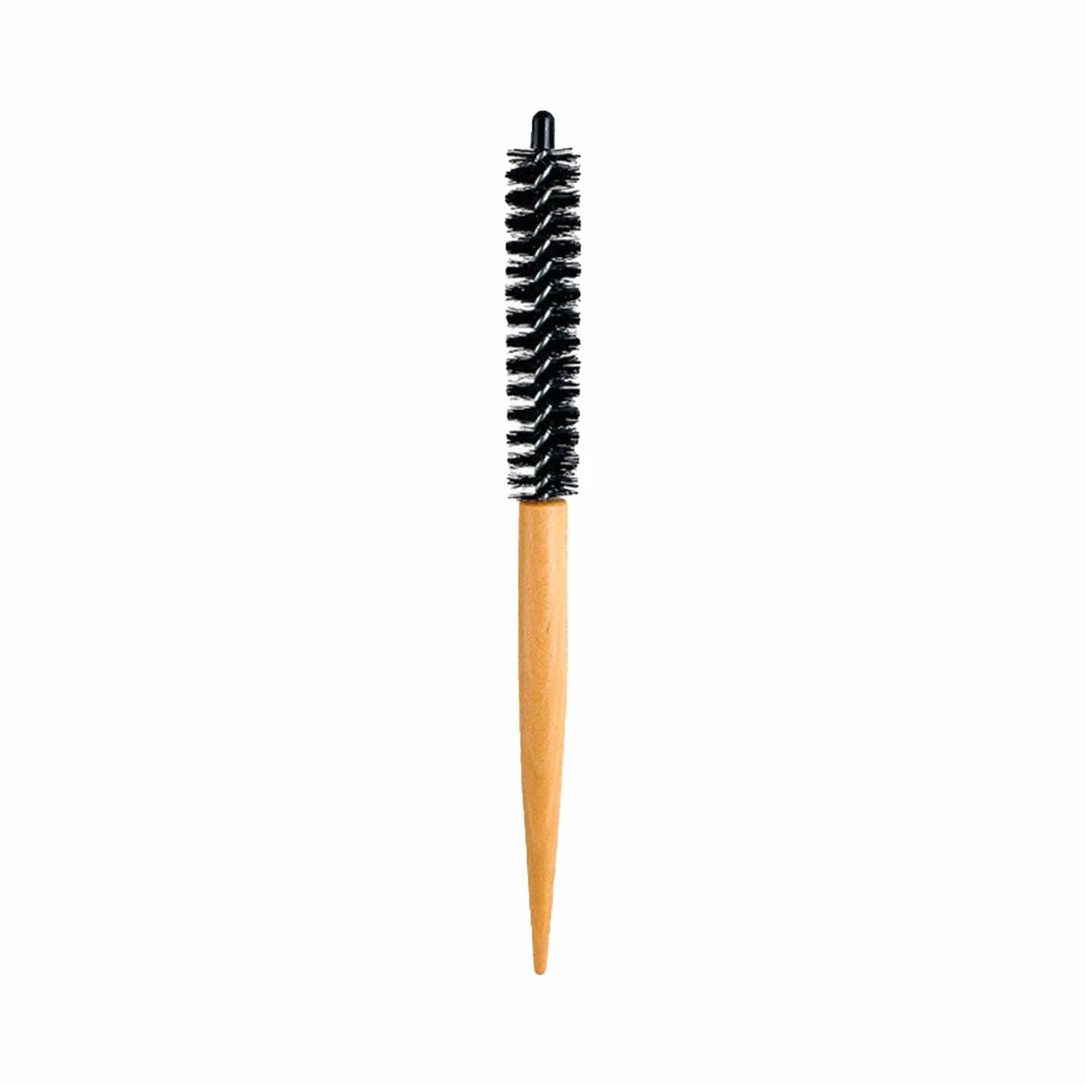 Brosse à cheveux ronde poils nylon brushing domicile coiffures bouclées cheveux courts