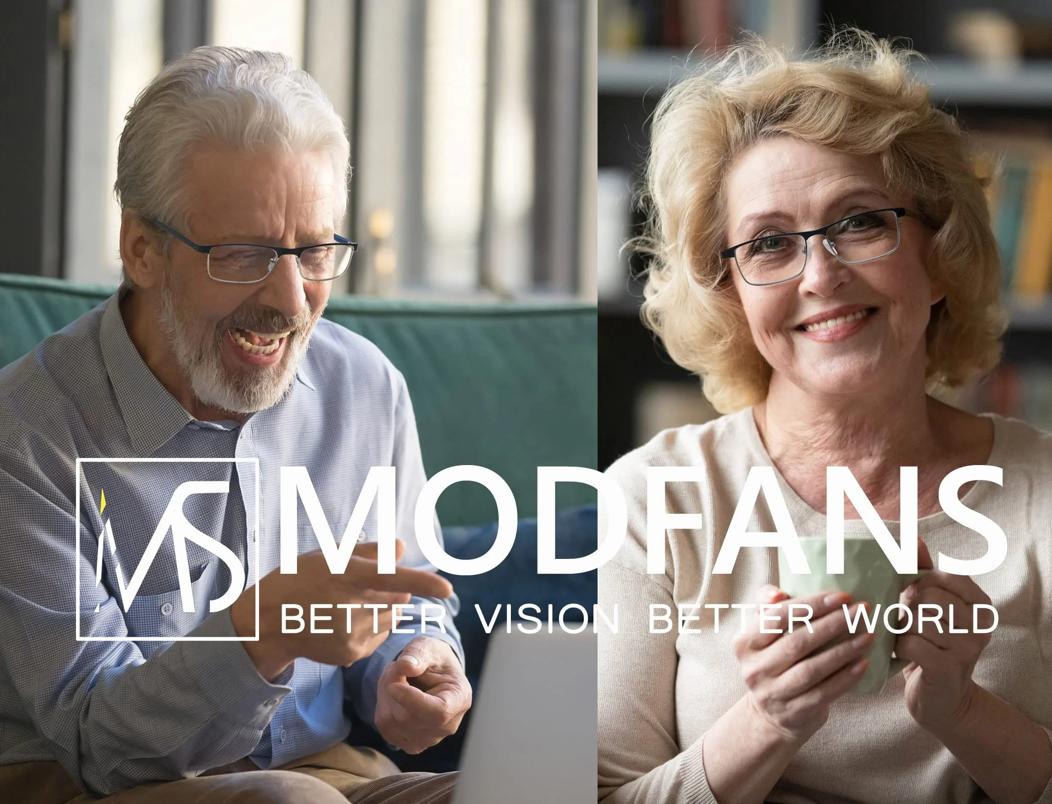 MODFANS Lunettes Loupe