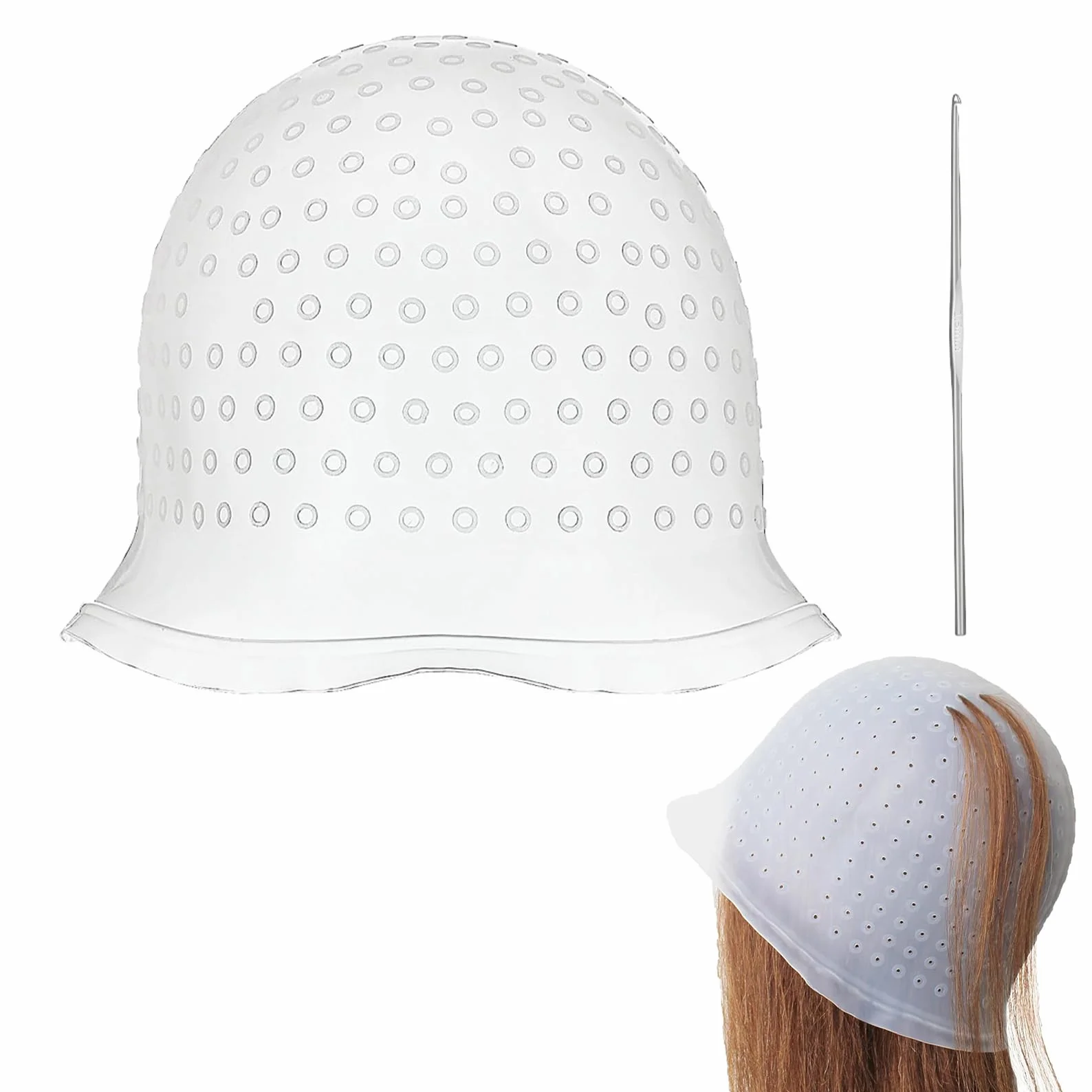 Cagoule à mèches pour brins, brins de cheveux, couleur surligneuse, kit de balayage, mèches blondes, kit de balayage de mèches blondes