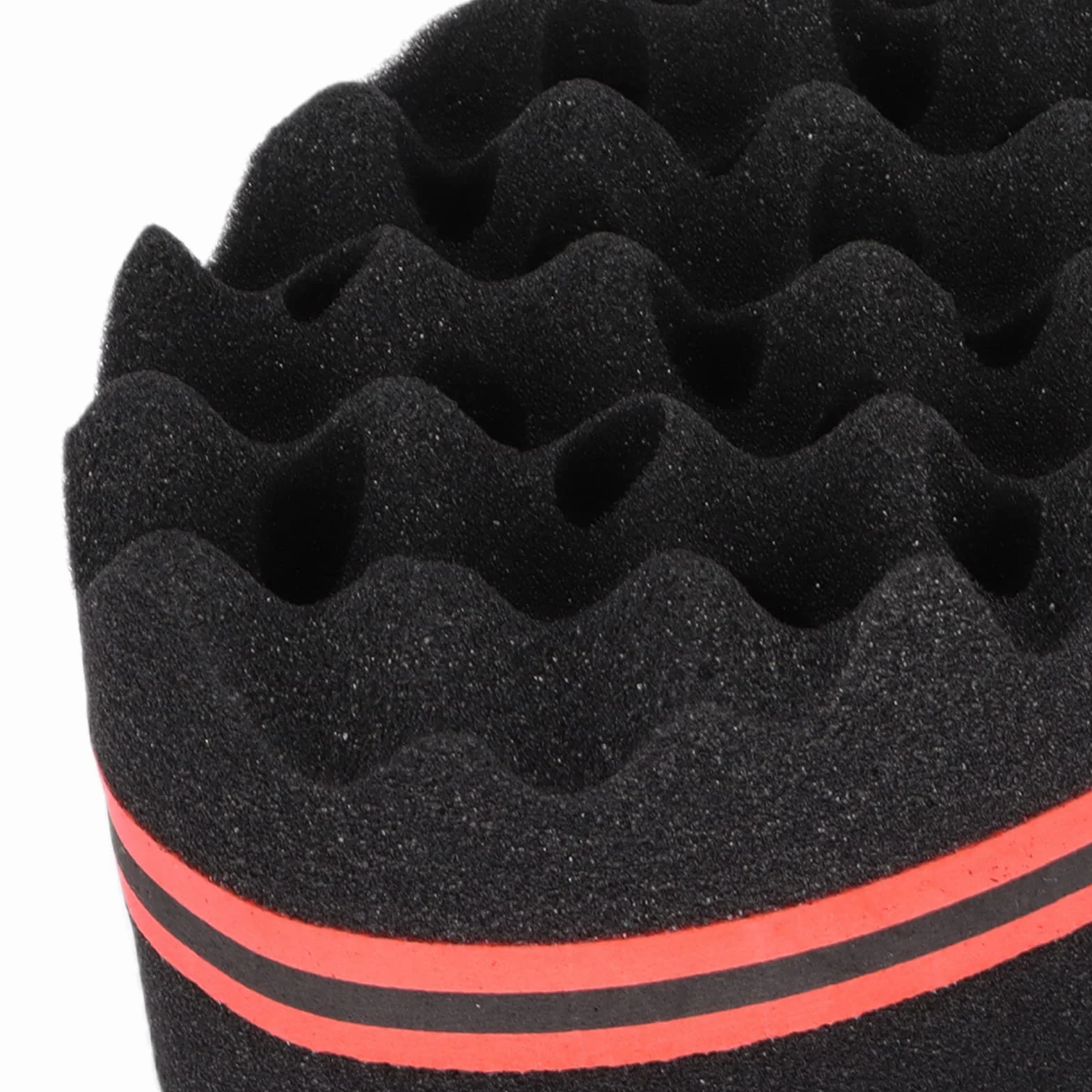 Sorandy Brosse éponge à Cheveux Gros Trous Torsadé Hommes Femmes Cheveux Courts Bouclés Peigne Afro Mousse Portable Voyages