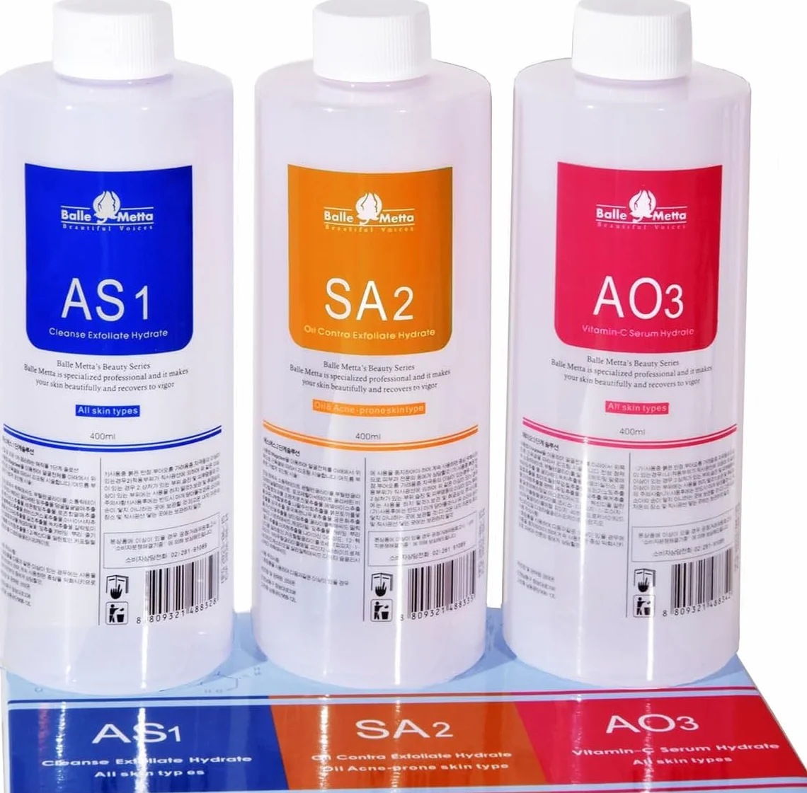 Aqua Peel Solution 400ml Soins de la Peau Faciale Nettoyant Hydratant