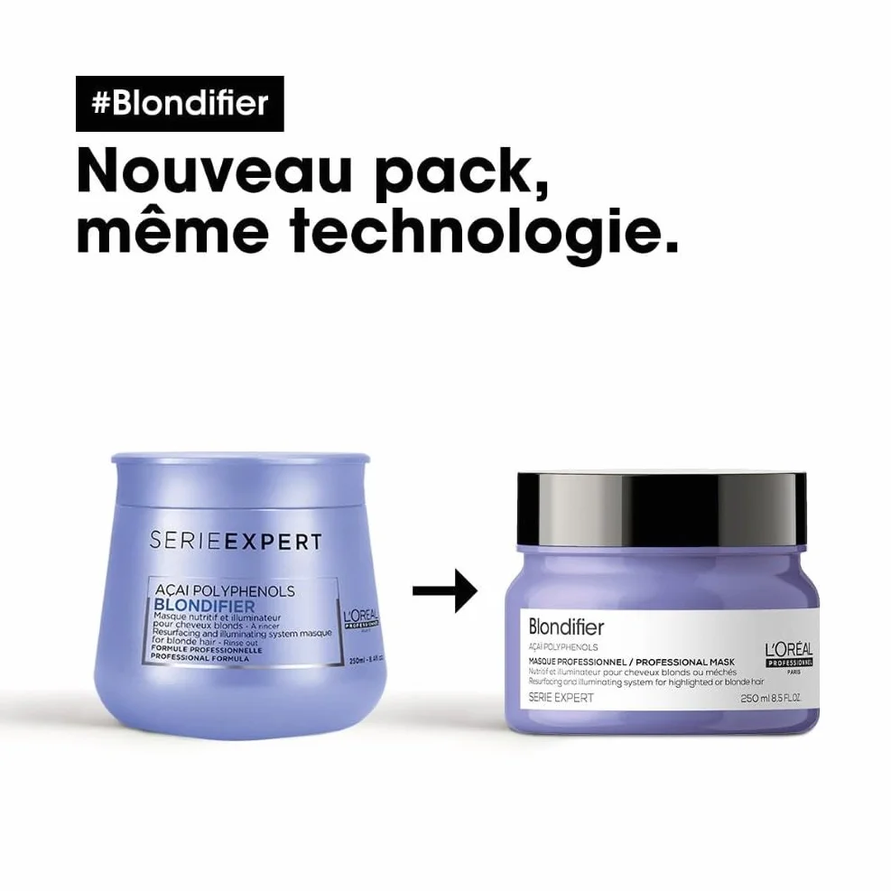 L'Oréal Professionnel Paris Masque nutritif illuminateur Blondifier 250ml 500ml