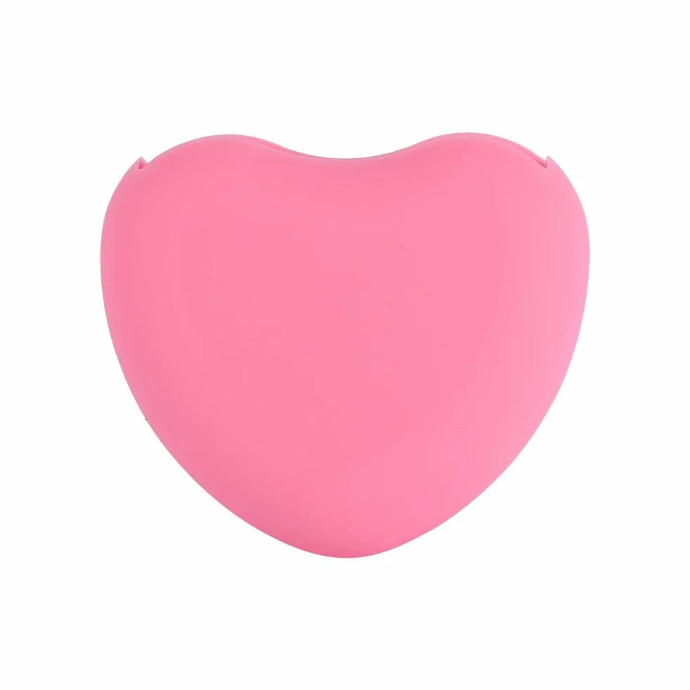7colors maquillage brosse nettoyant silicone coeur nettoyage conseil cosmétique lavage laveur(Rose)
