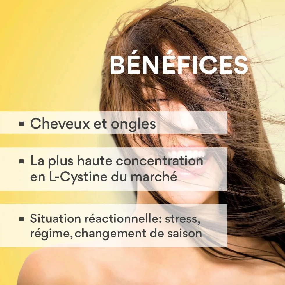 Cystiphane Fort Bailleul Complément alimentaire Cheveux & Ongles Force & Vitalité Lot de 2x120 comprimés